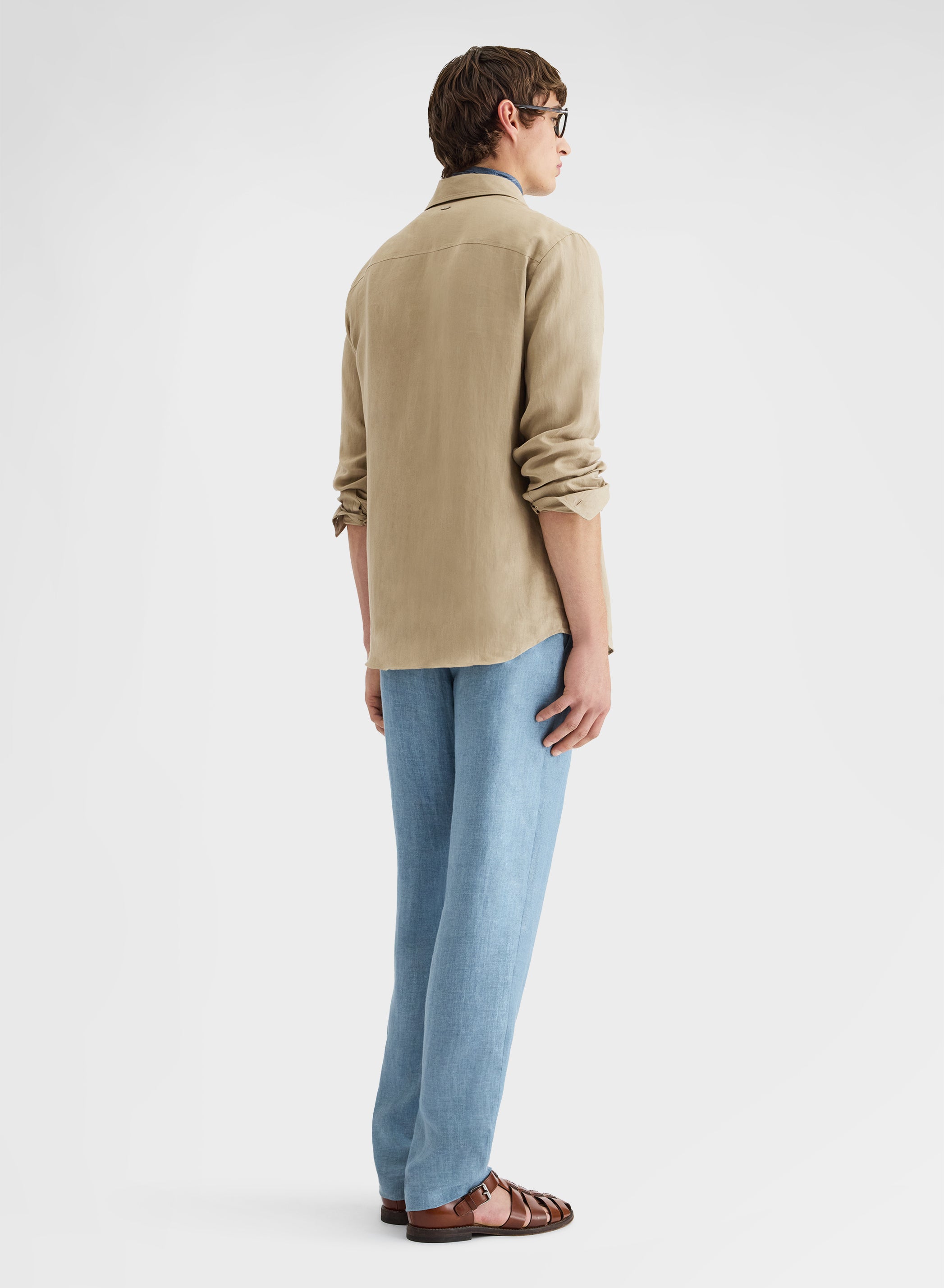 LIGHT LINEN SHIRT KHAKI