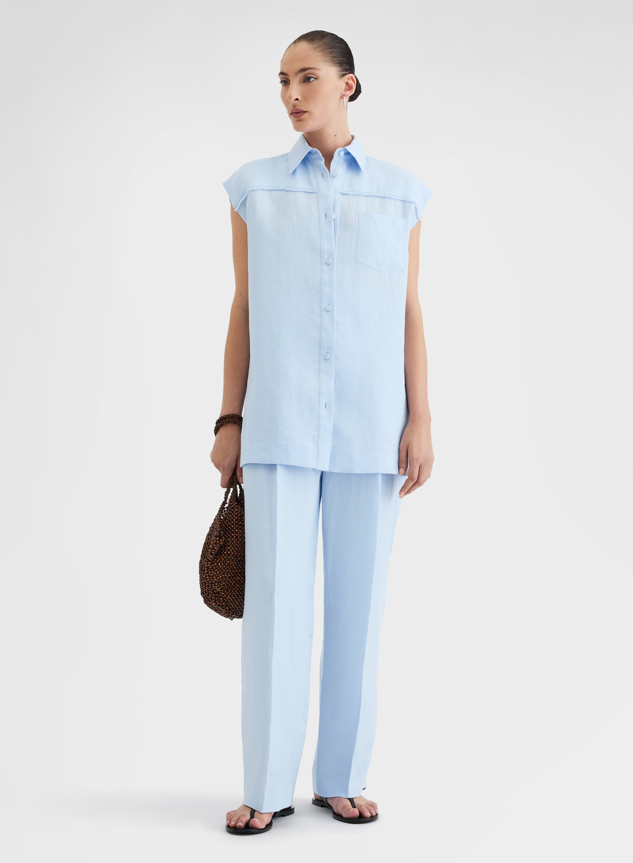 LIGHT LINEN SHIRT CLOUD