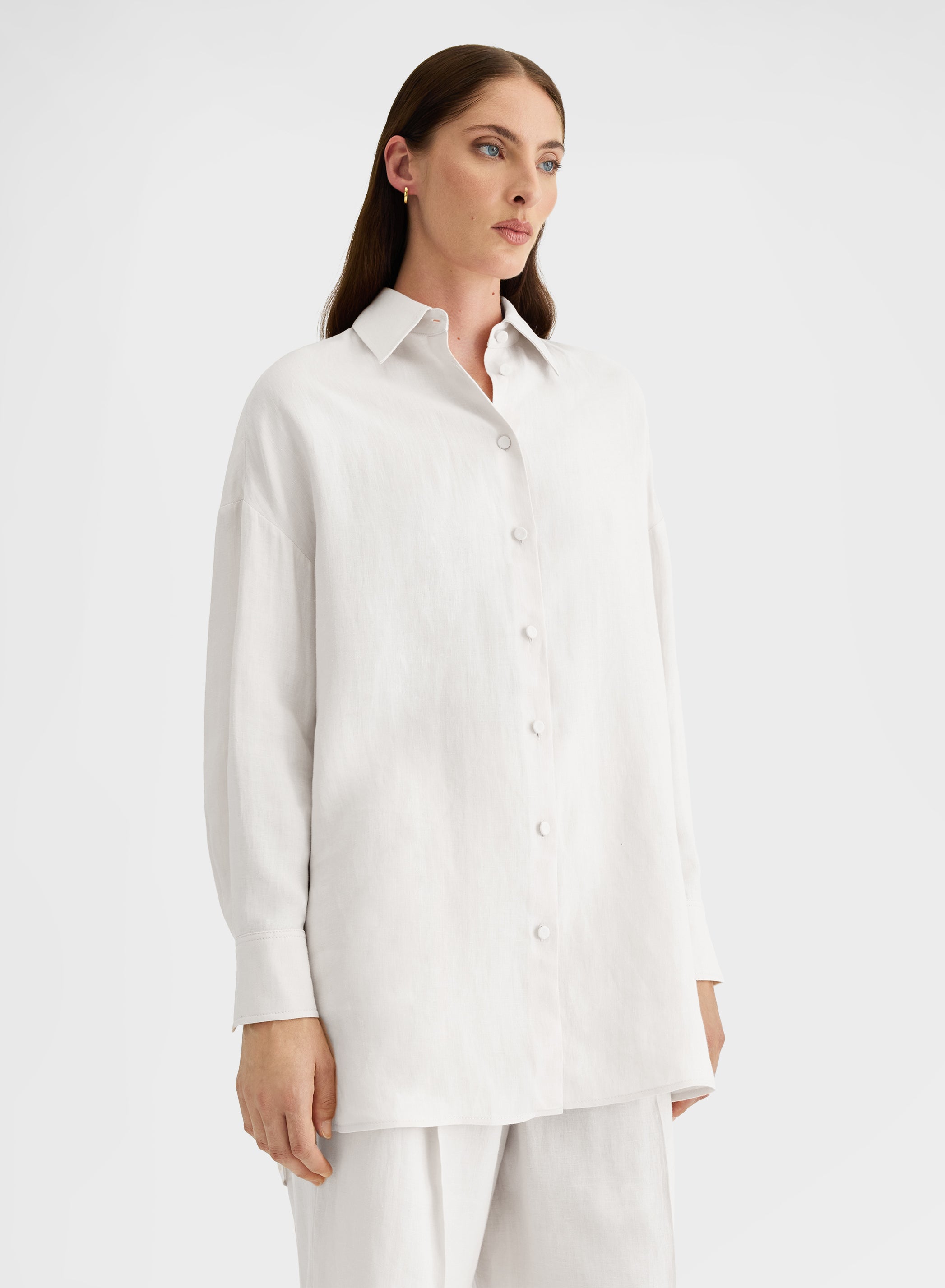 LIGHT LINEN SHIRT WHITE