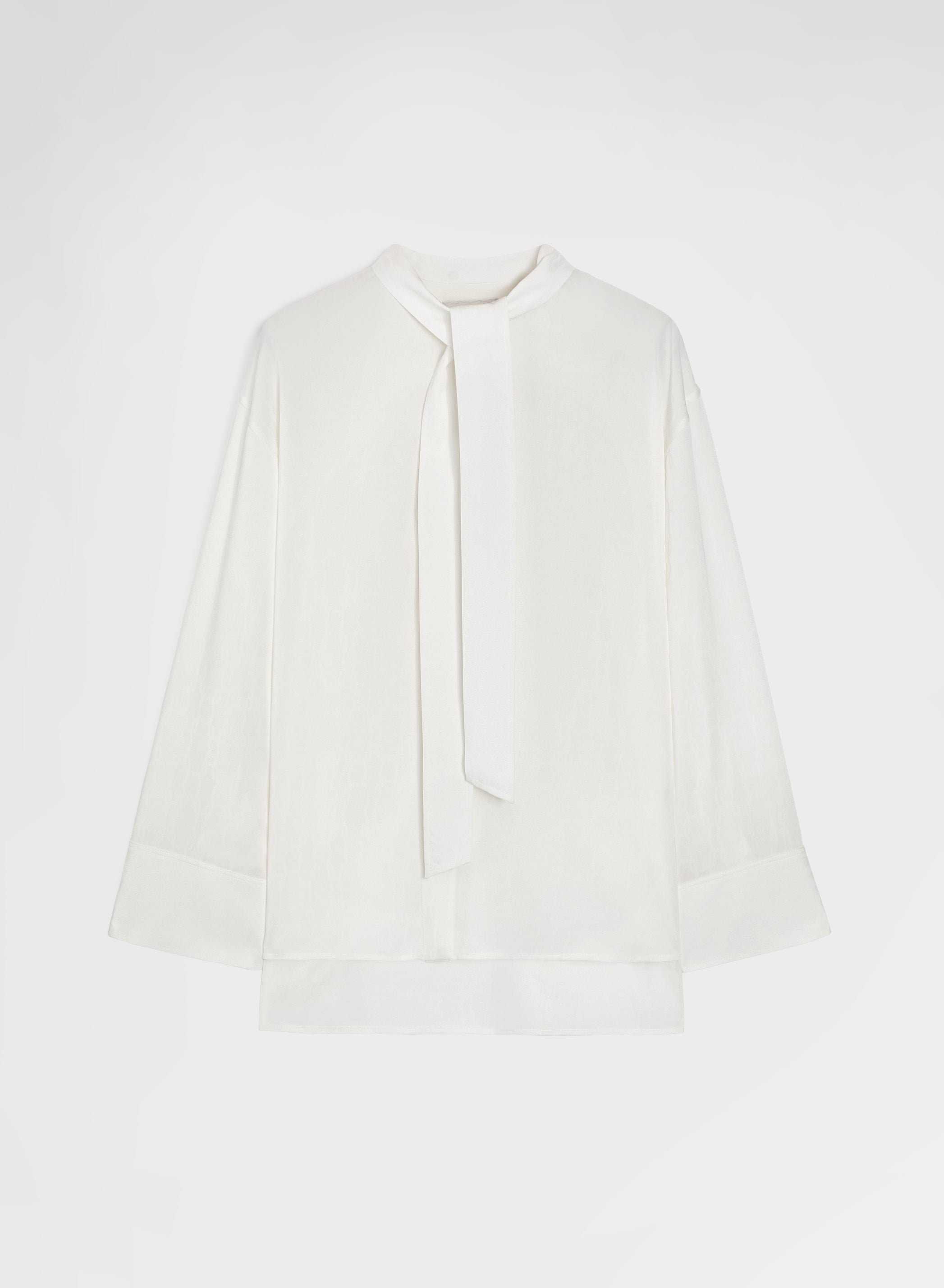 CHAIN JACQUARD SHIRT WHITE