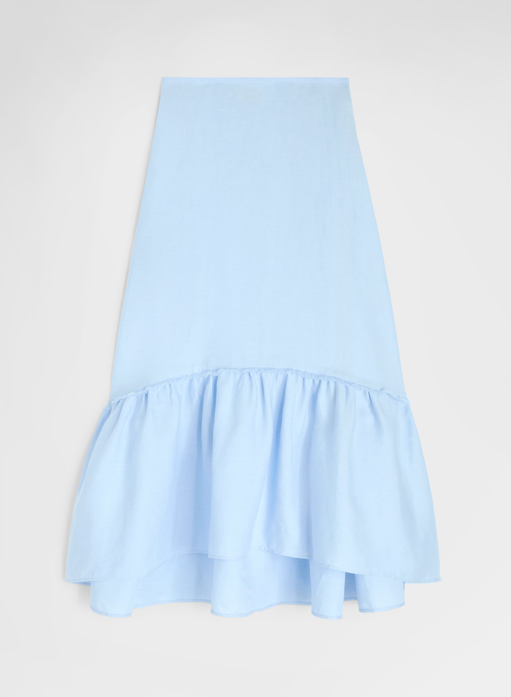 LIGHT LINEN SKIRT CLOUD