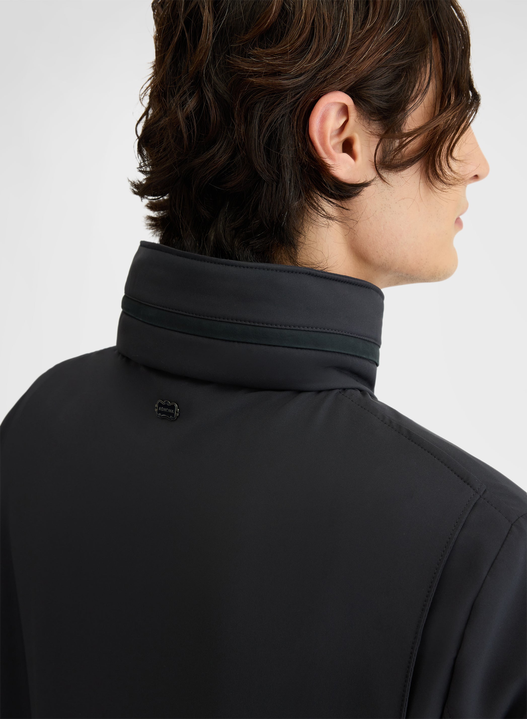 NYLON TECH TWILL CABAN NAVY