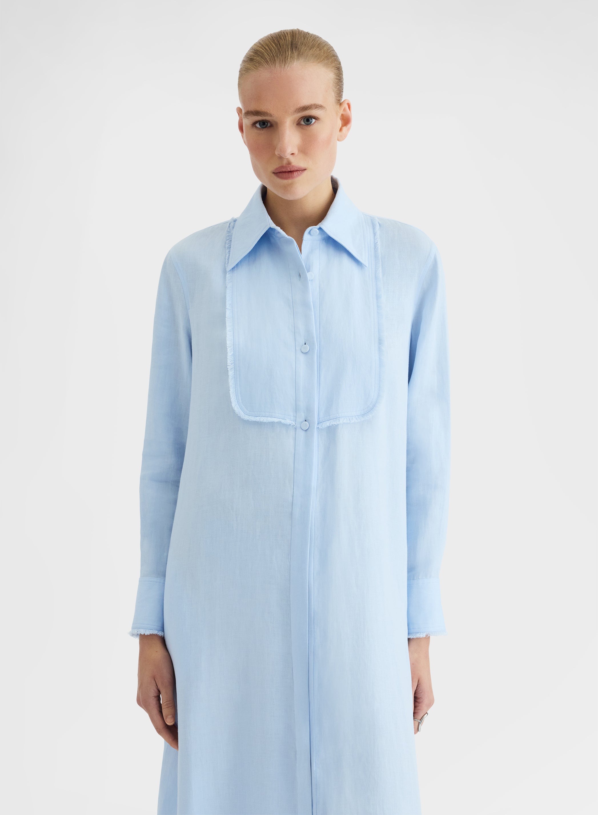 LIGHT LINEN DRESS CLOUD