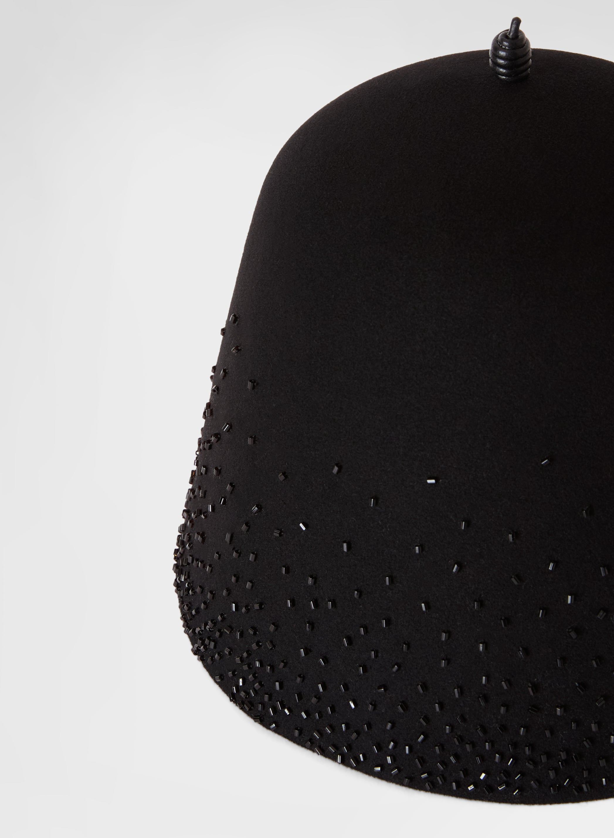WOOL FELT BAJOUR BLACK