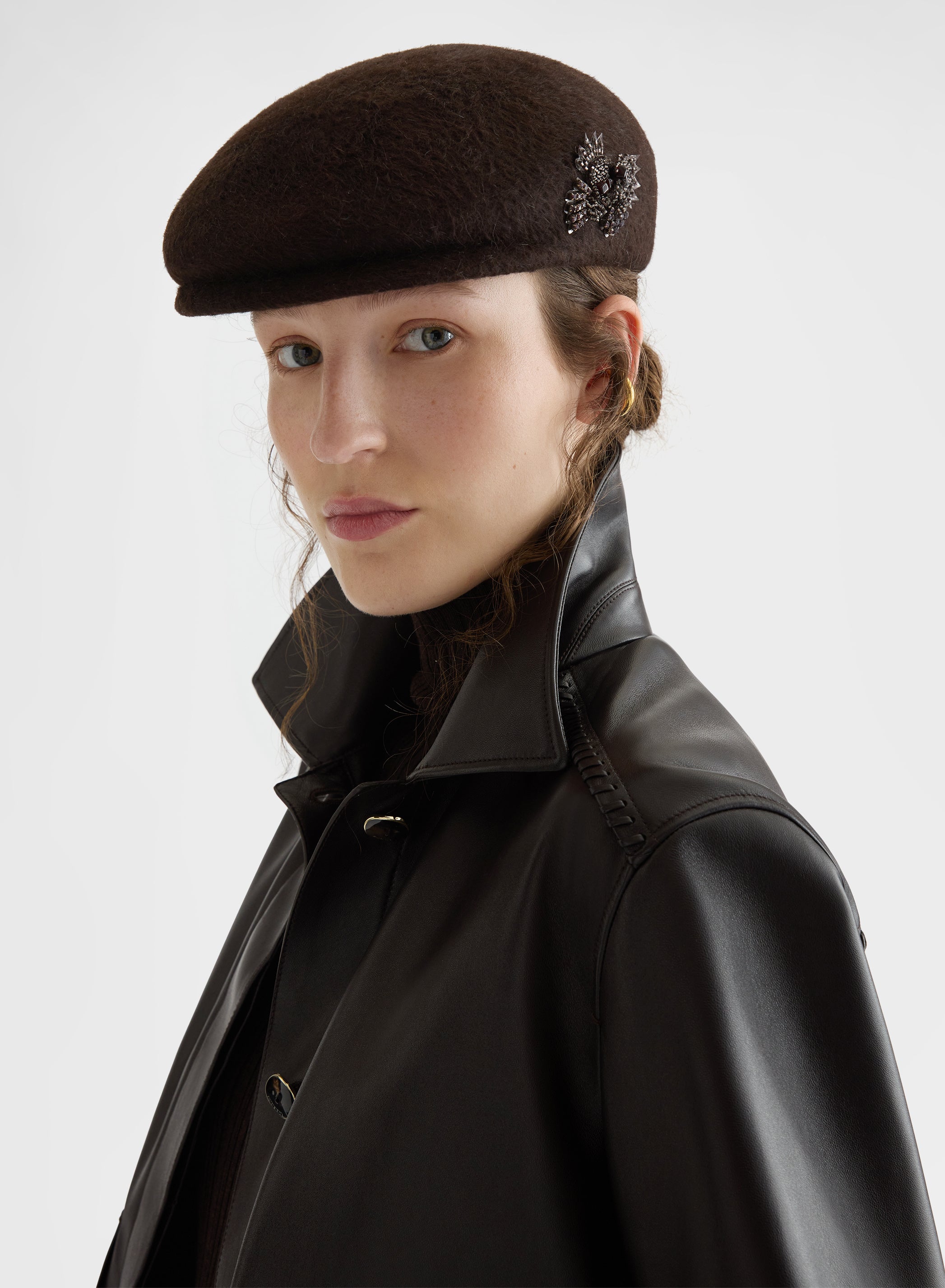 LAPIN FLAT CAP EBONY