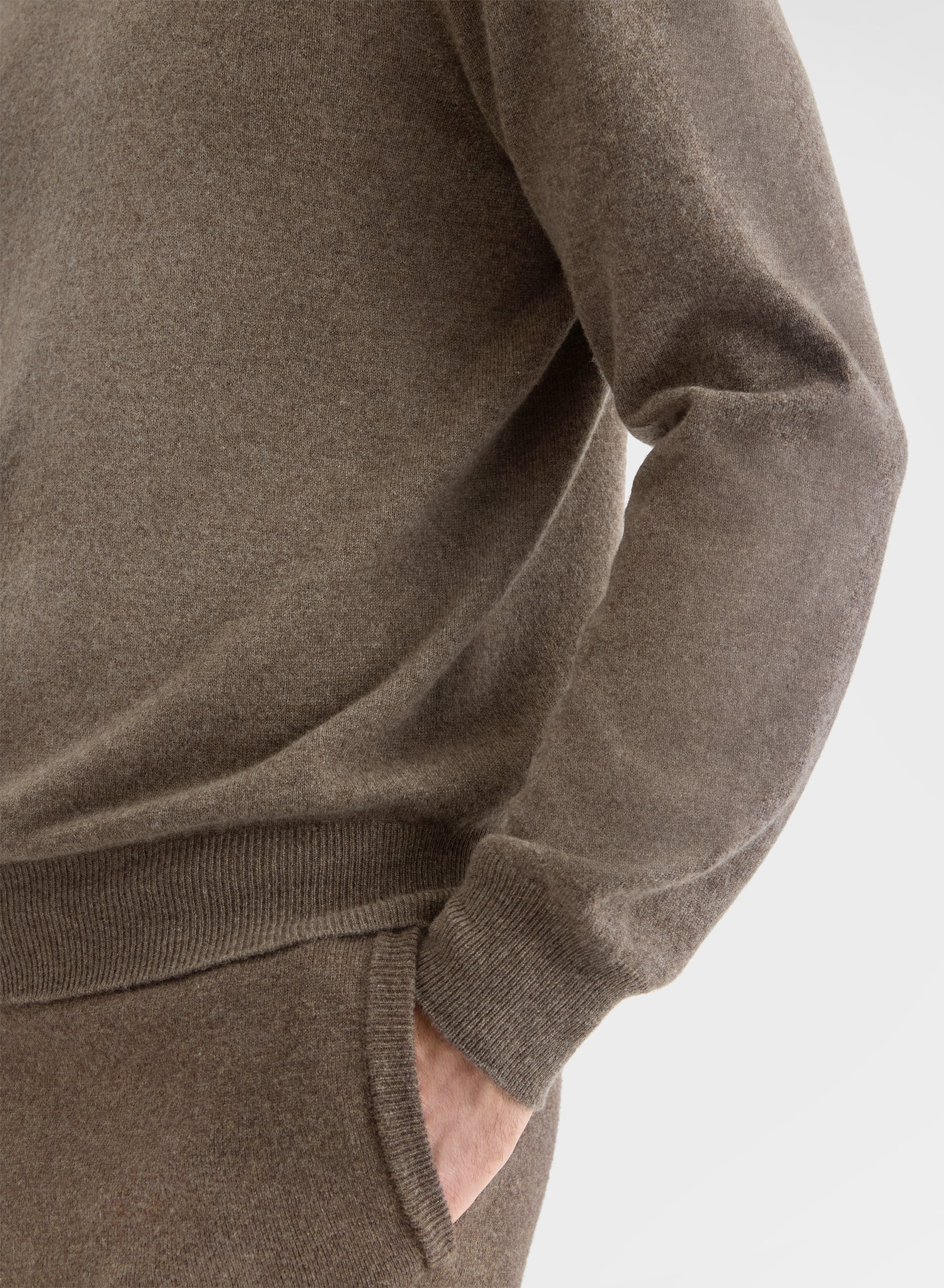 CASHMERE PLAIN KNIT TURTLENECK