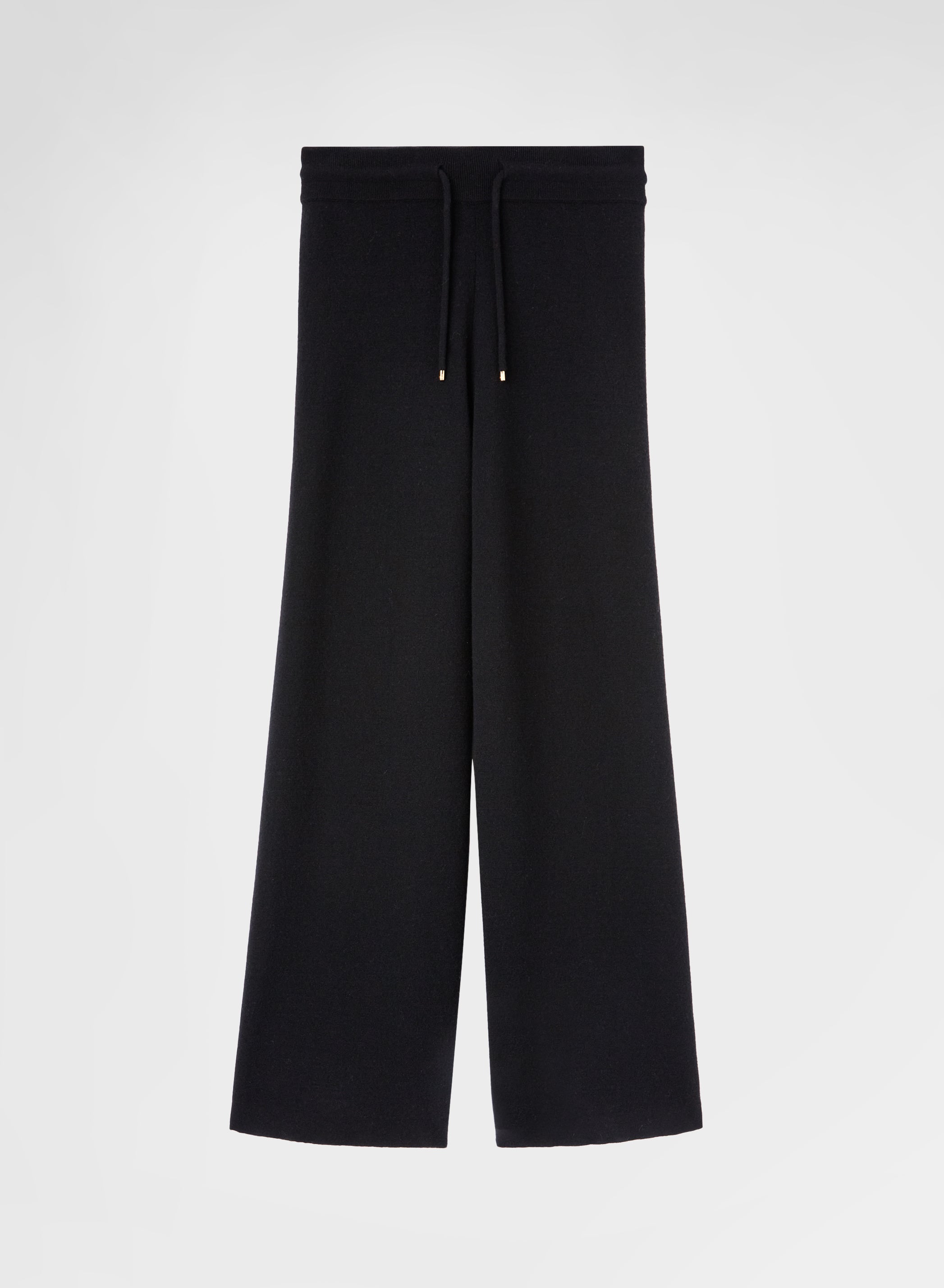 CASHMERE WOOL SILK JOGGERS BLACK