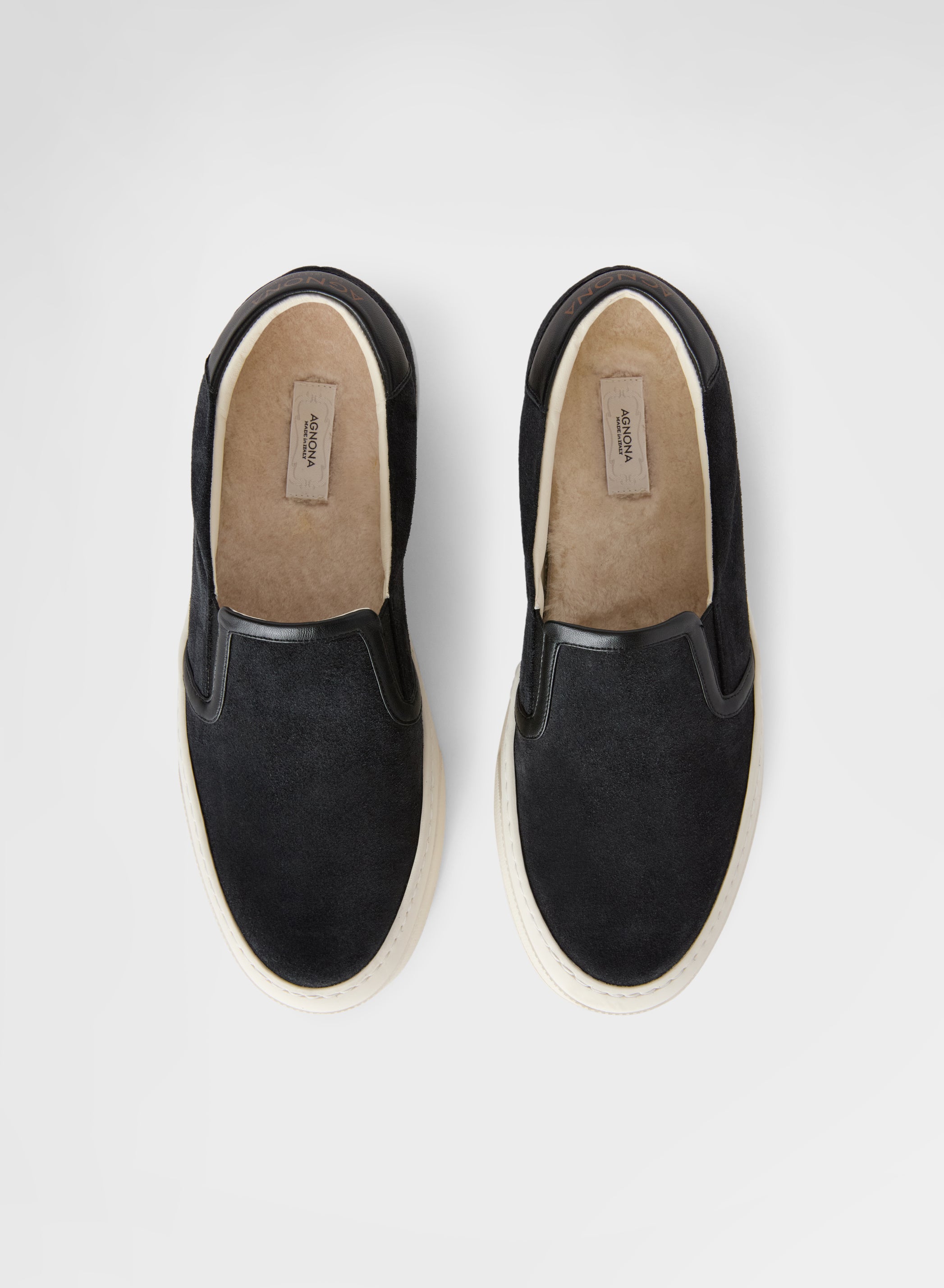 CASHMERE SLIP ON BLACK