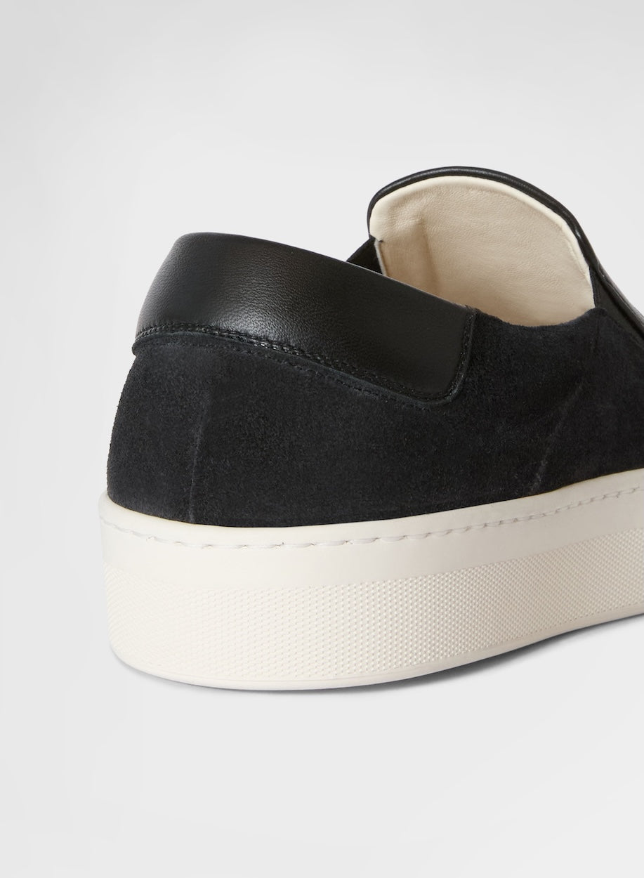 CASHMERE SLIP ON BLACK