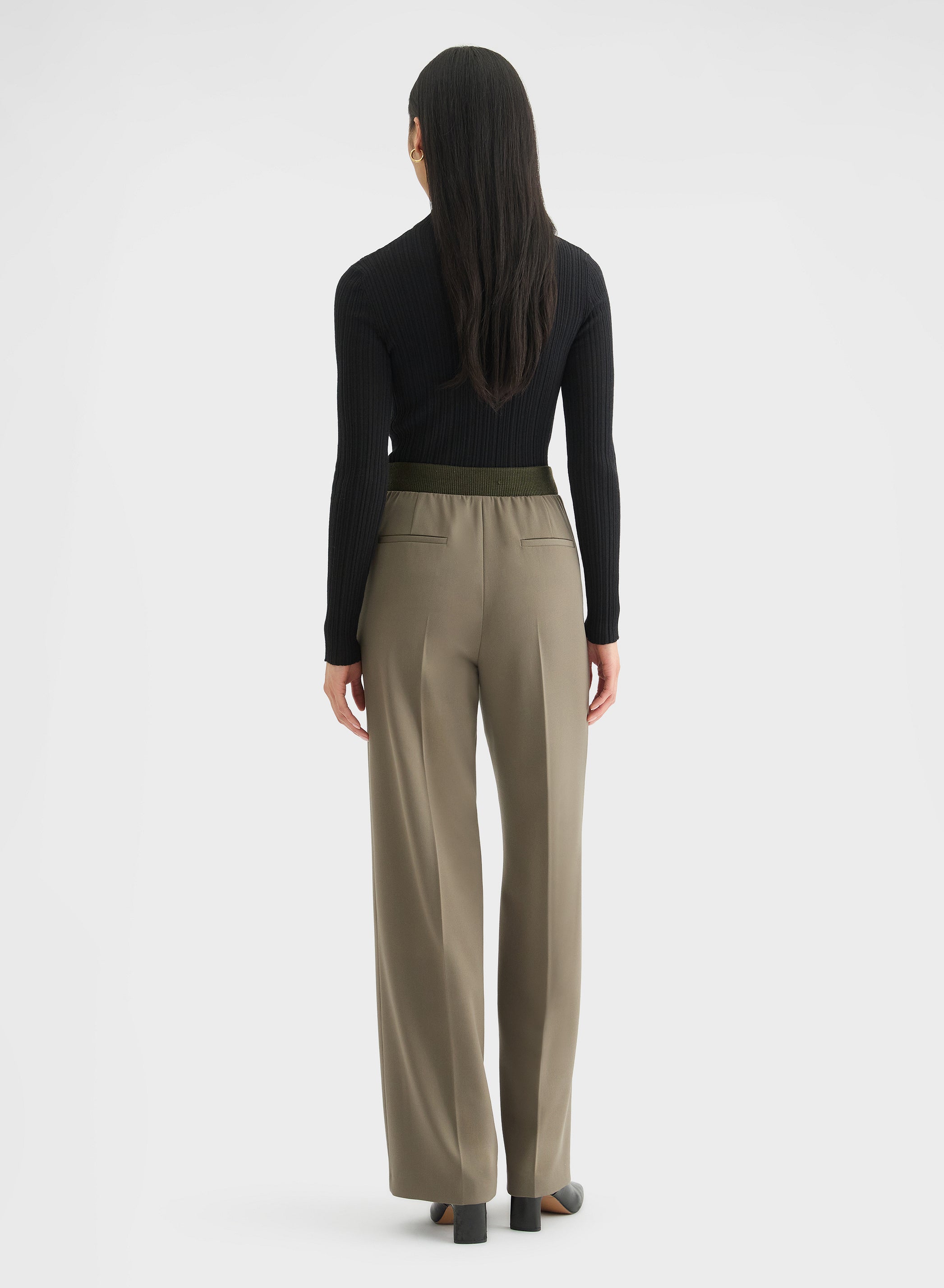 FLUID WOOL NEW YORK STRAIGHT PANTS