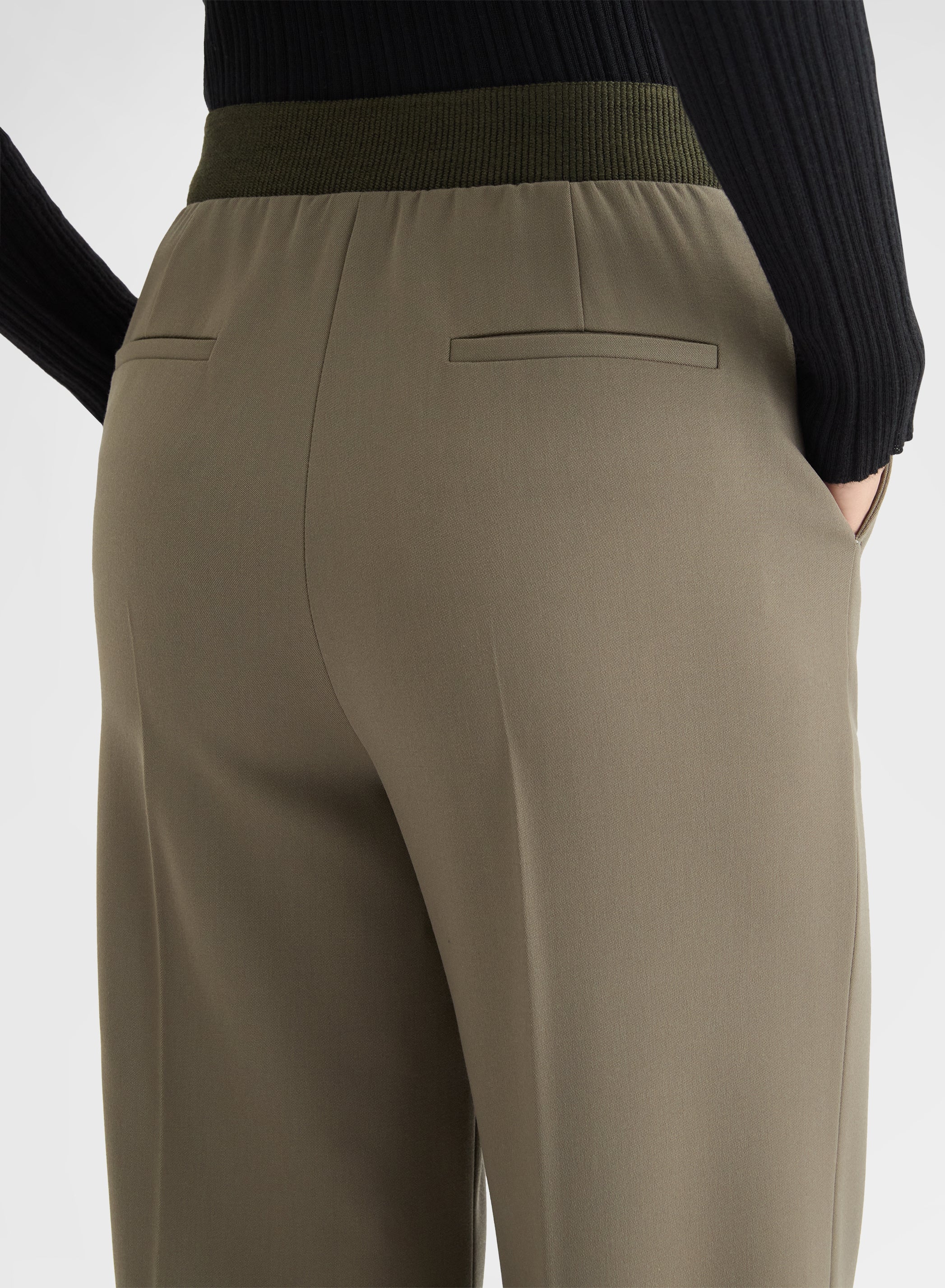 FLUID WOOL NEW YORK STRAIGHT PANTS