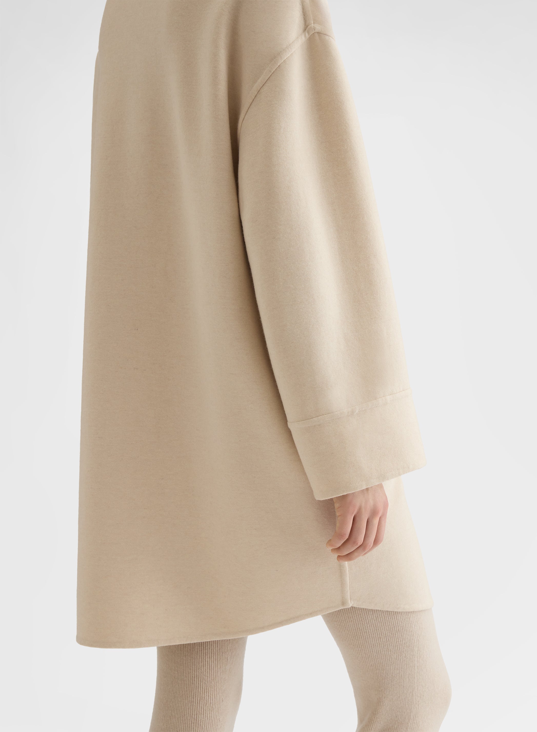 B-JERSEY DOUBLE FACE OVERSHIRT