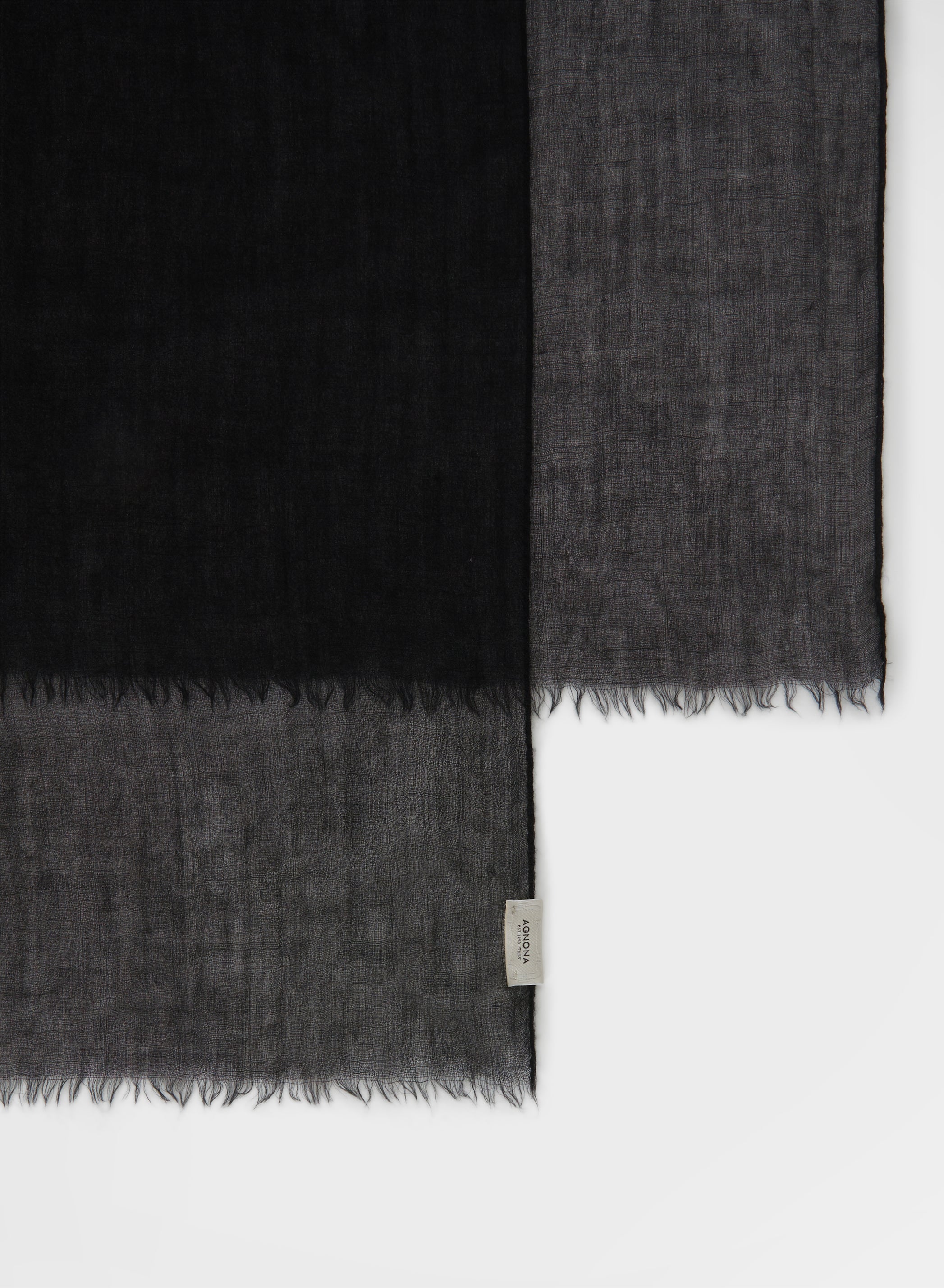CASHMERE NUVOLA SCARF BLACK