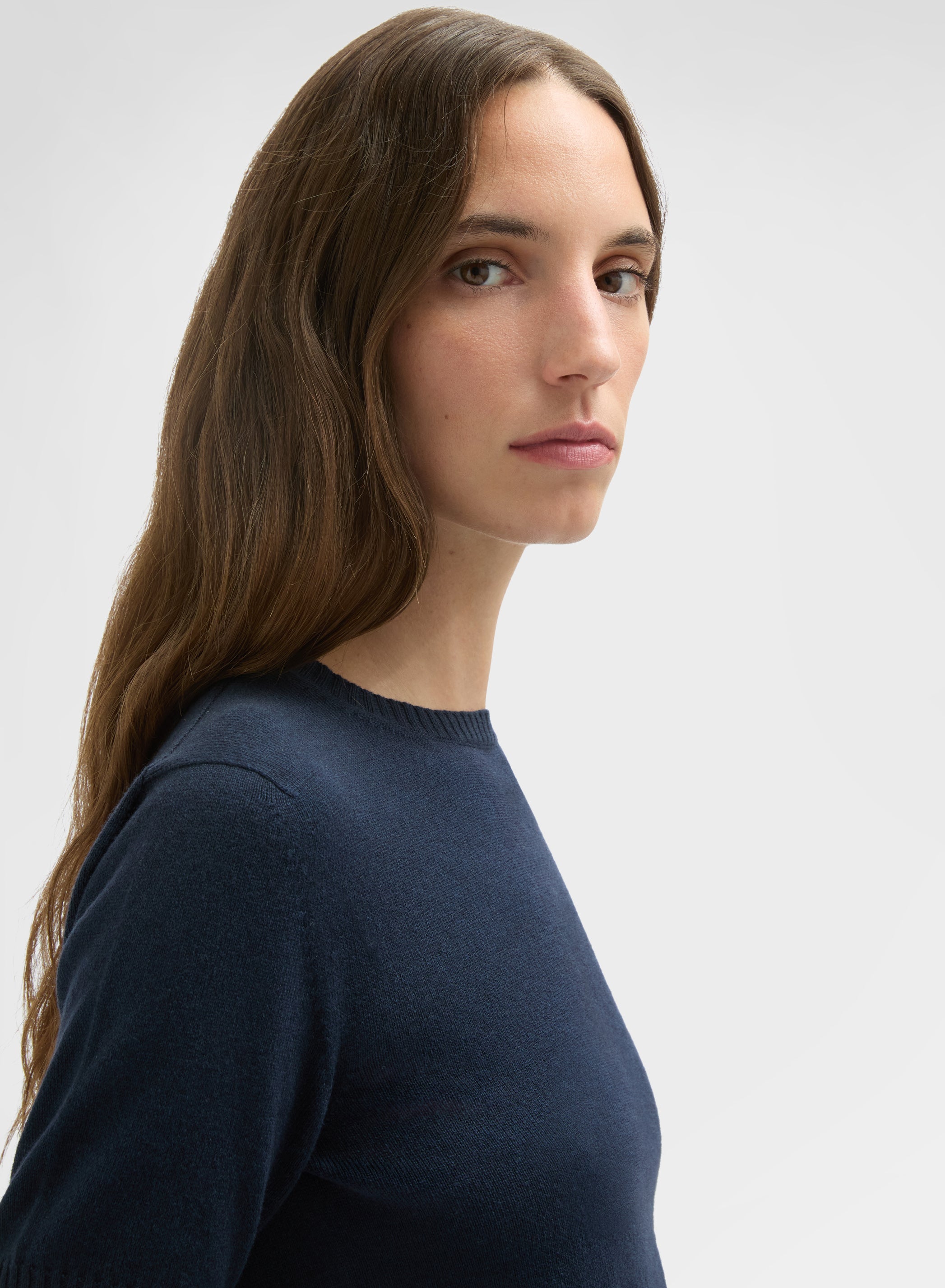 CASHMERE COTTON LIPSTICK T-SHIRT
