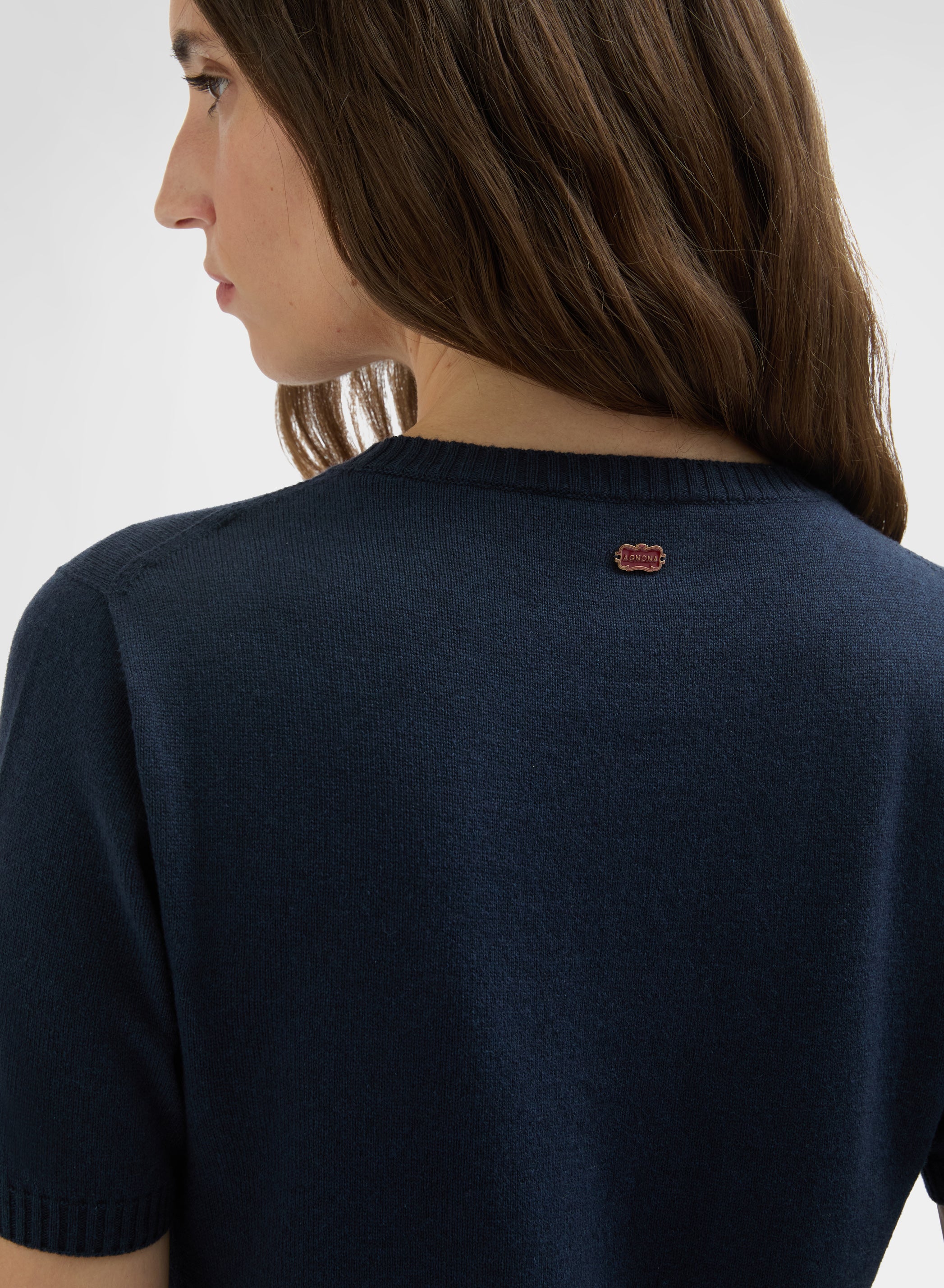 CASHMERE COTTON LIPSTICK T-SHIRT
