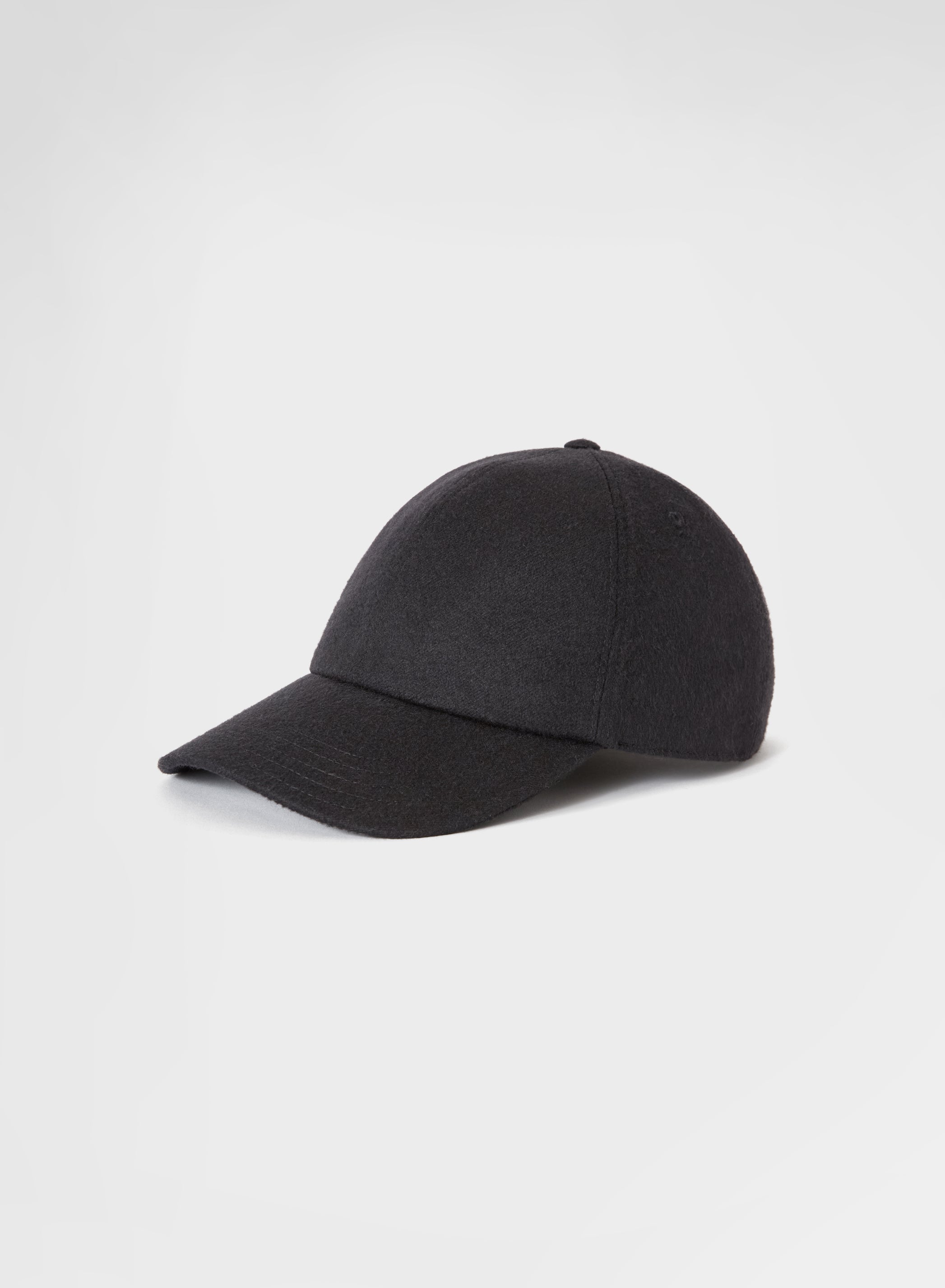CASHMERE SILK DRAP HAT BLACK