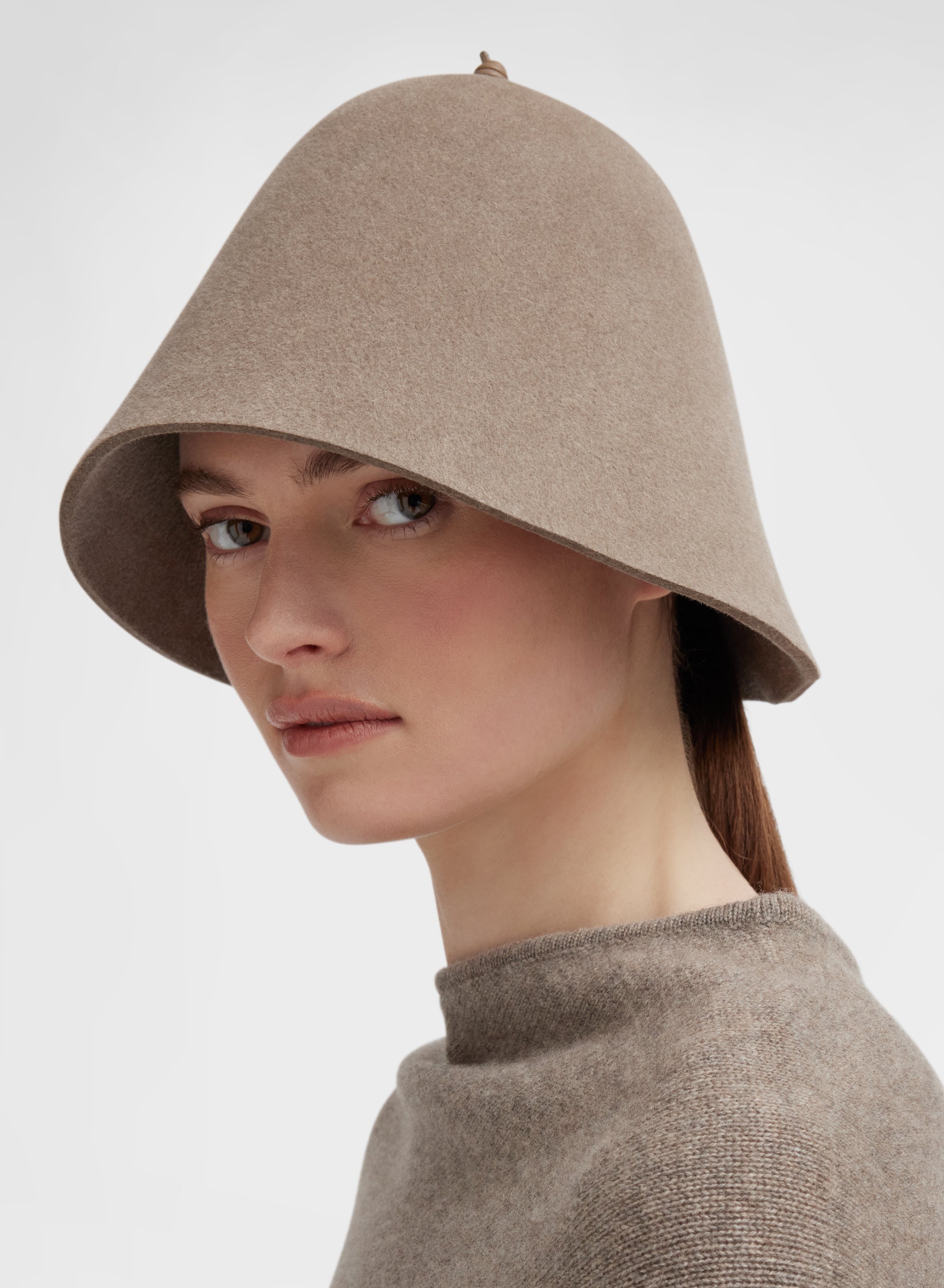 WOMAN WOOL FELT HAT SESAMO