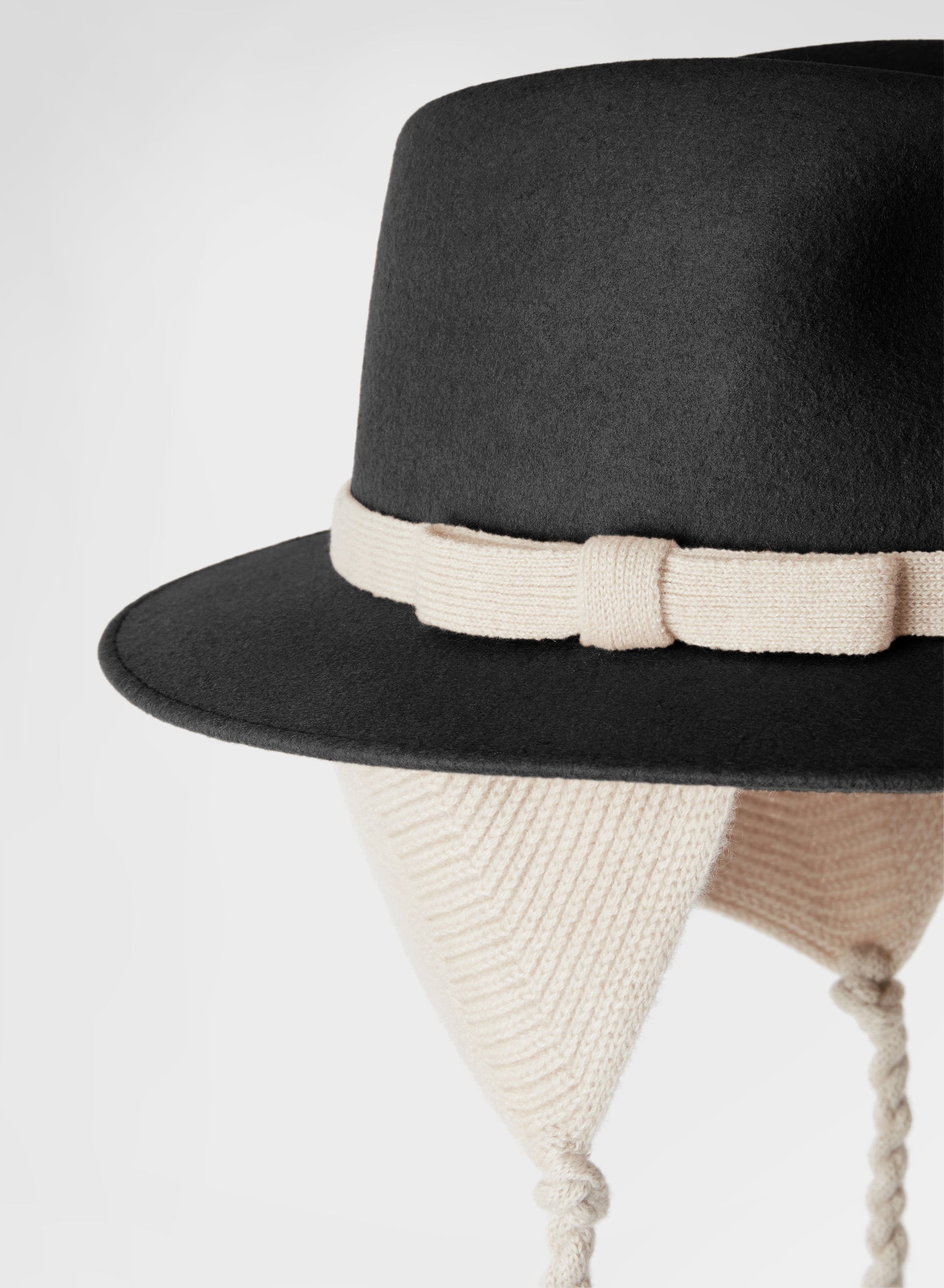 WOMAN WOOL FELT HAT BLACK