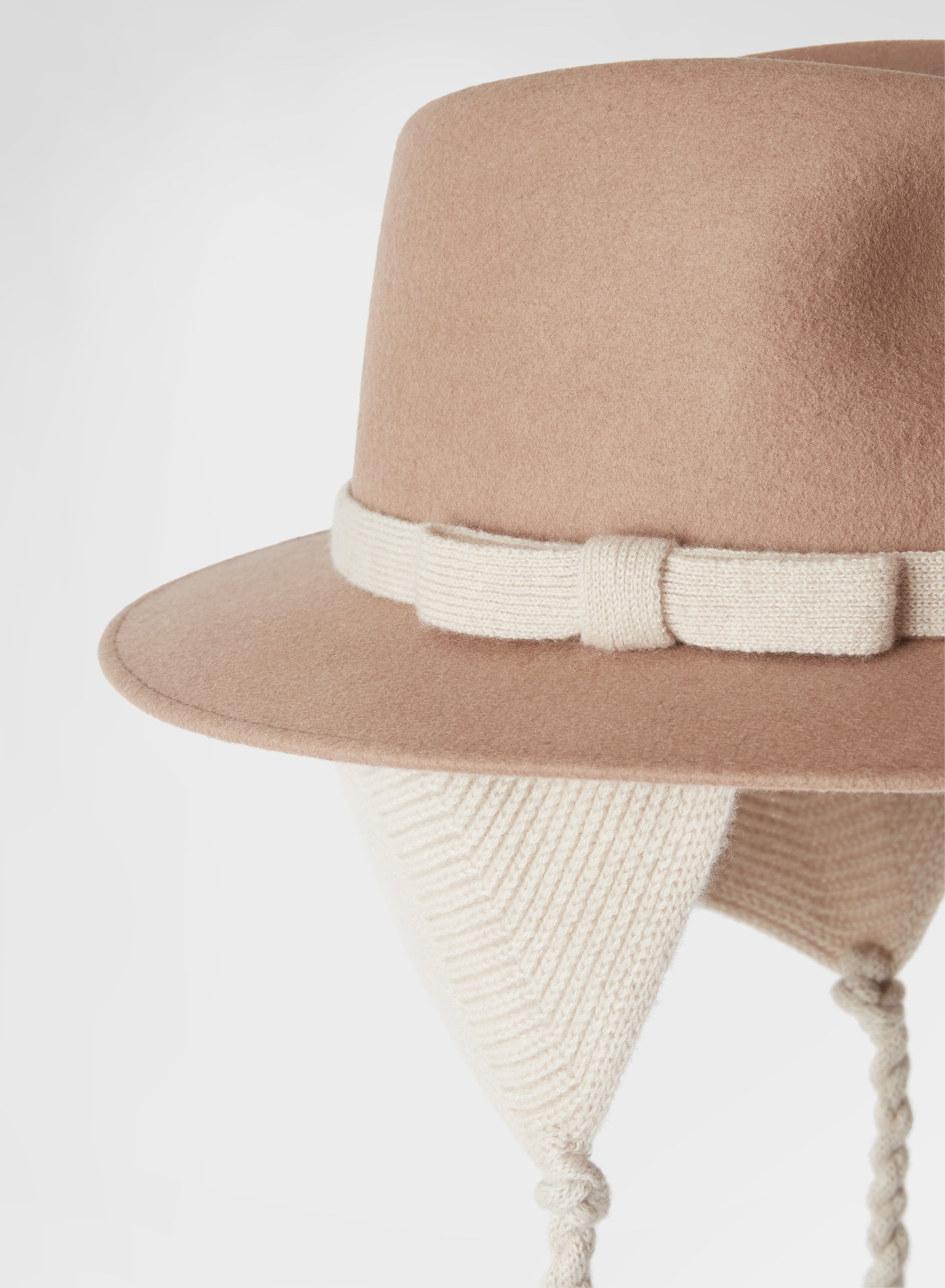 WOMAN WOOL FELT HAT CAMEL