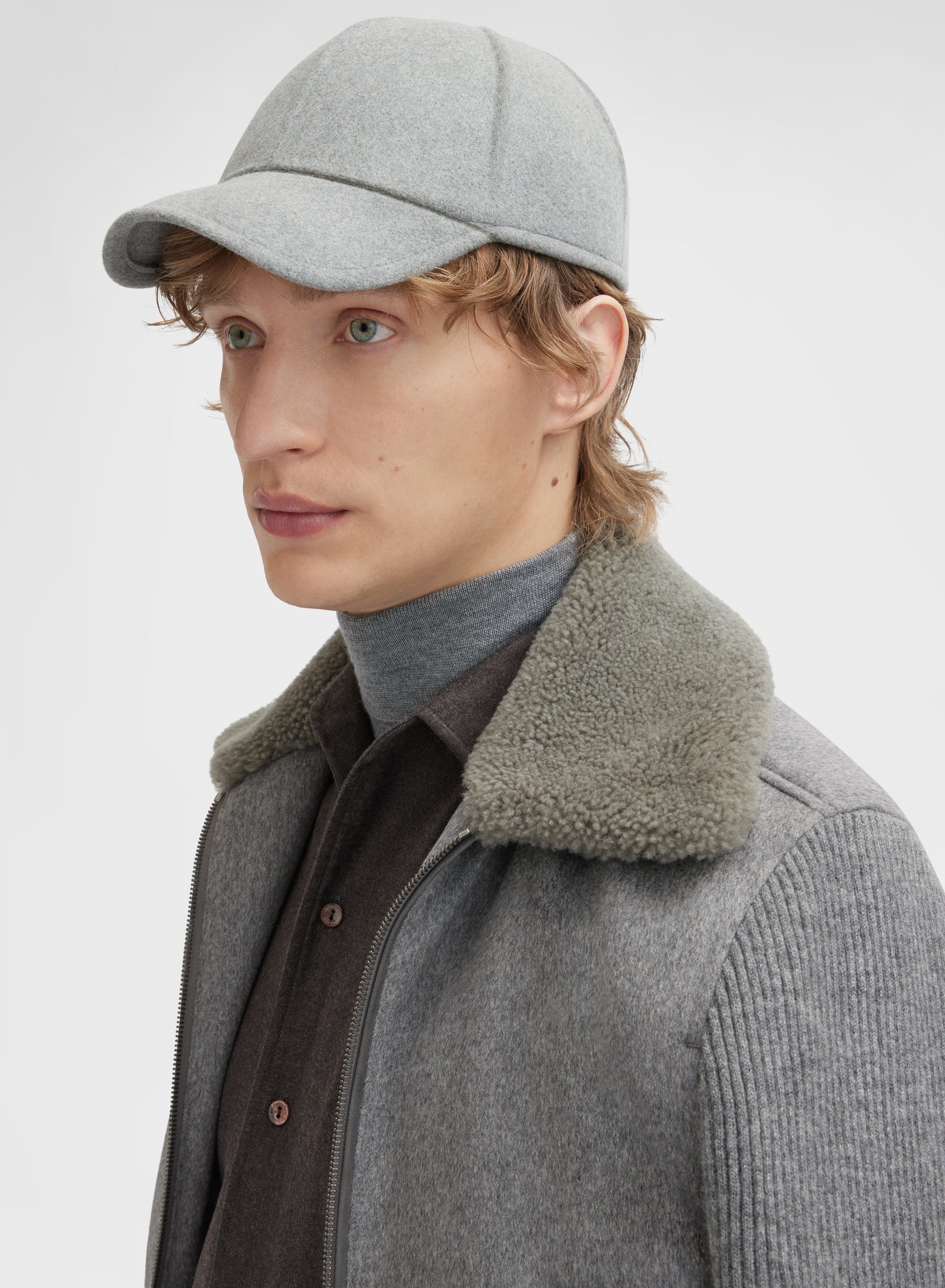 WOOL FELT HAT GRANITE
