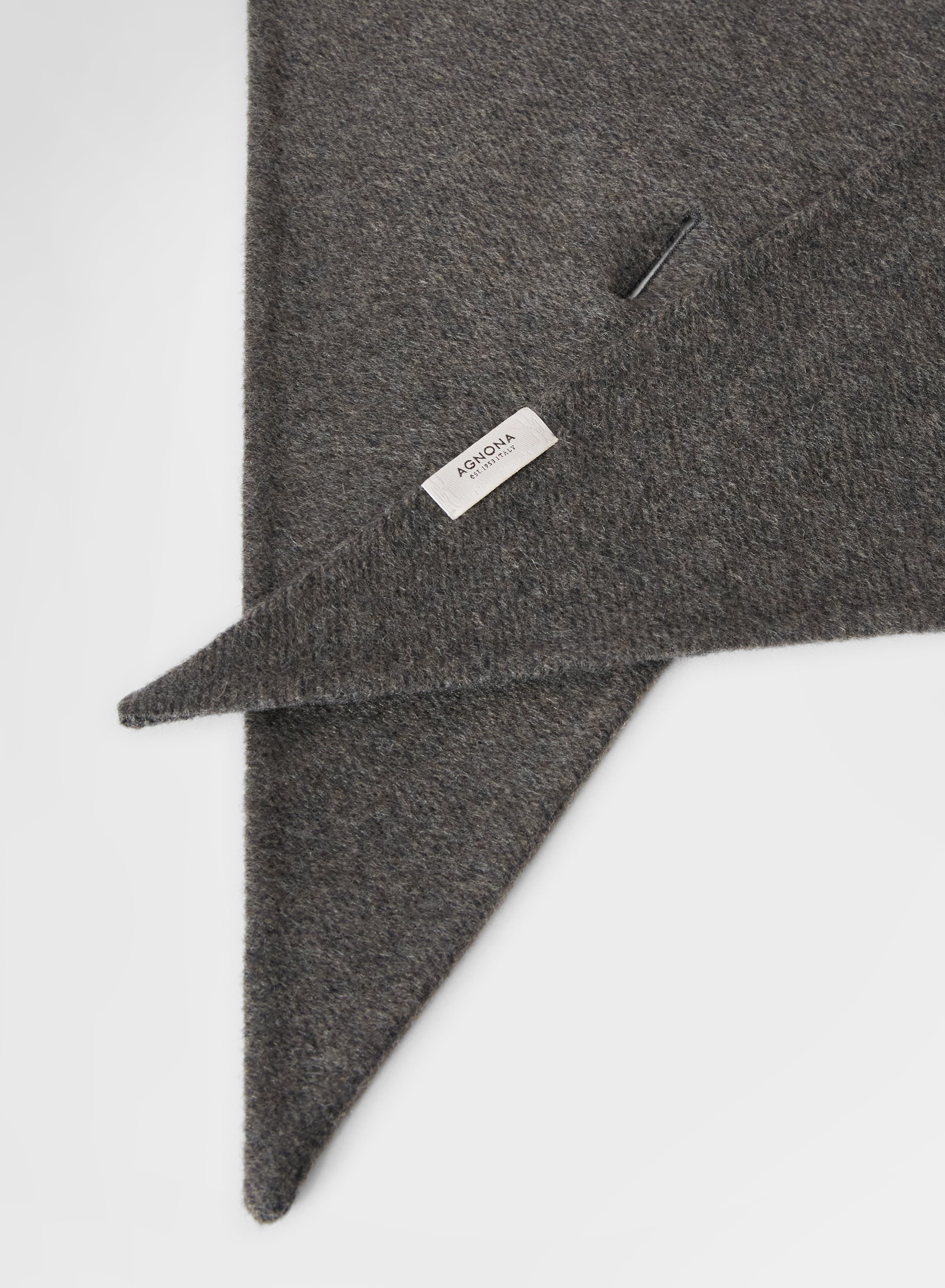 DIAGONAL DOUBLE FACE SCARF CUMINO