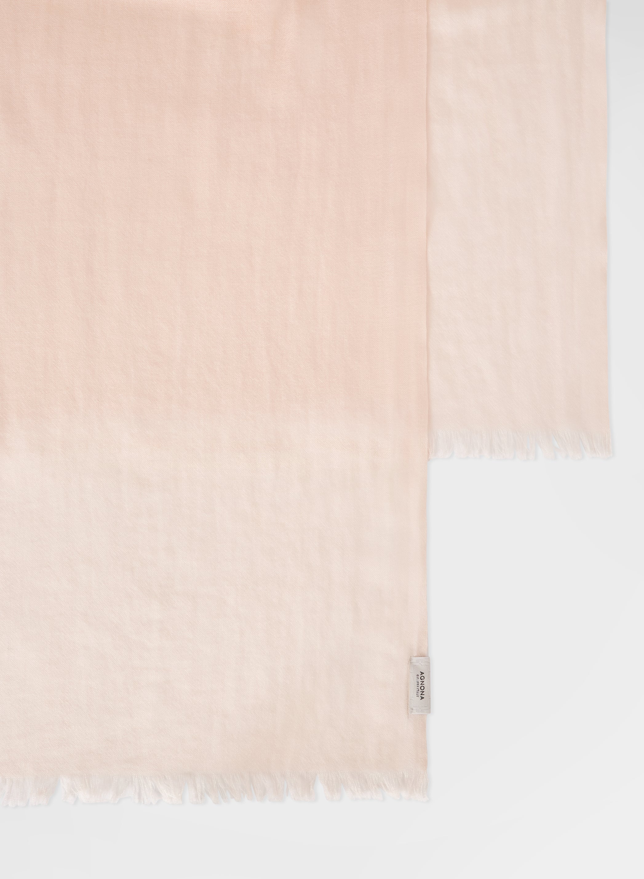 CASHMERE SILK GARMENT DYE SCARF ROSE