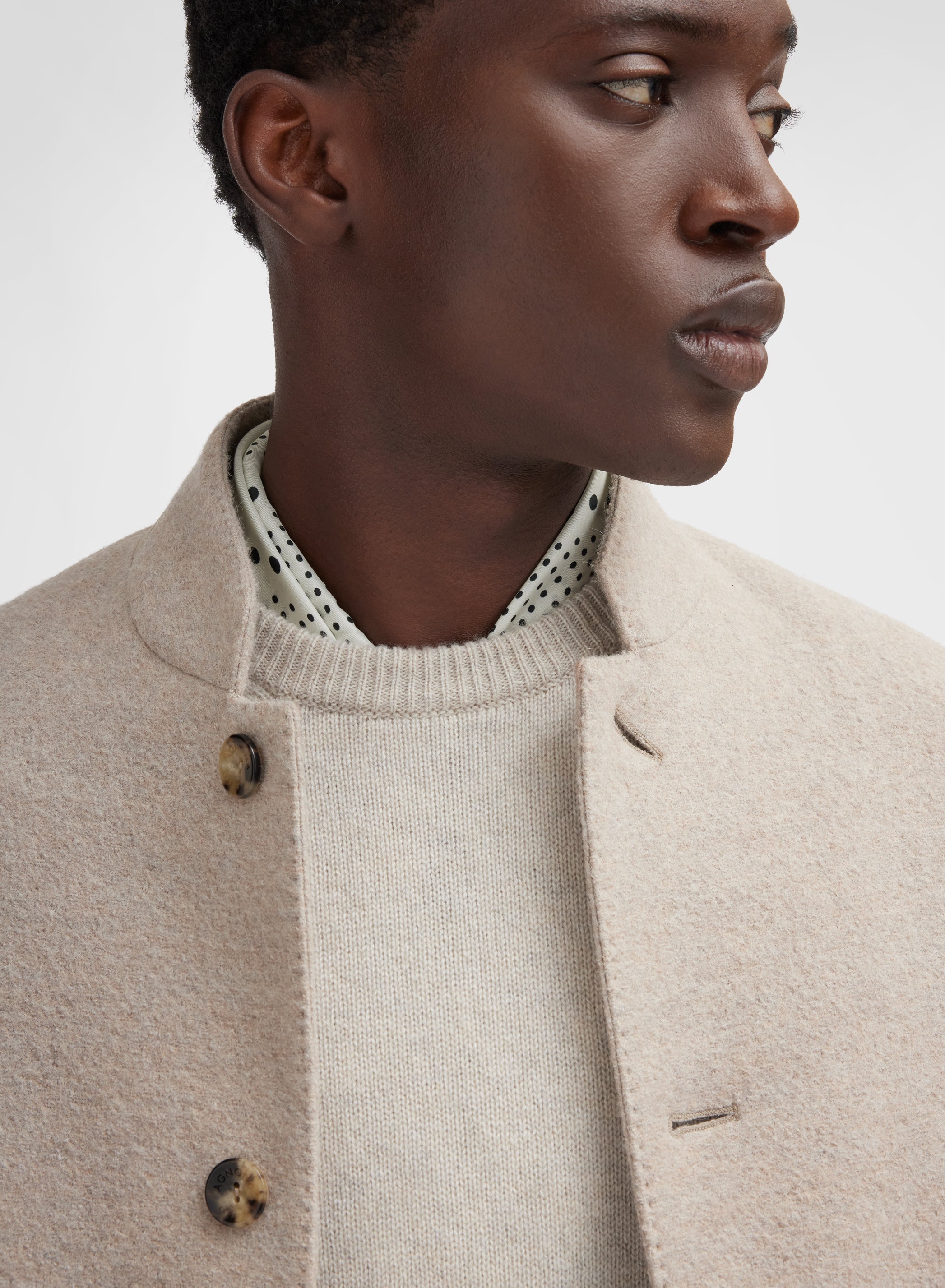 POIS PRINT SCARF ALBINO