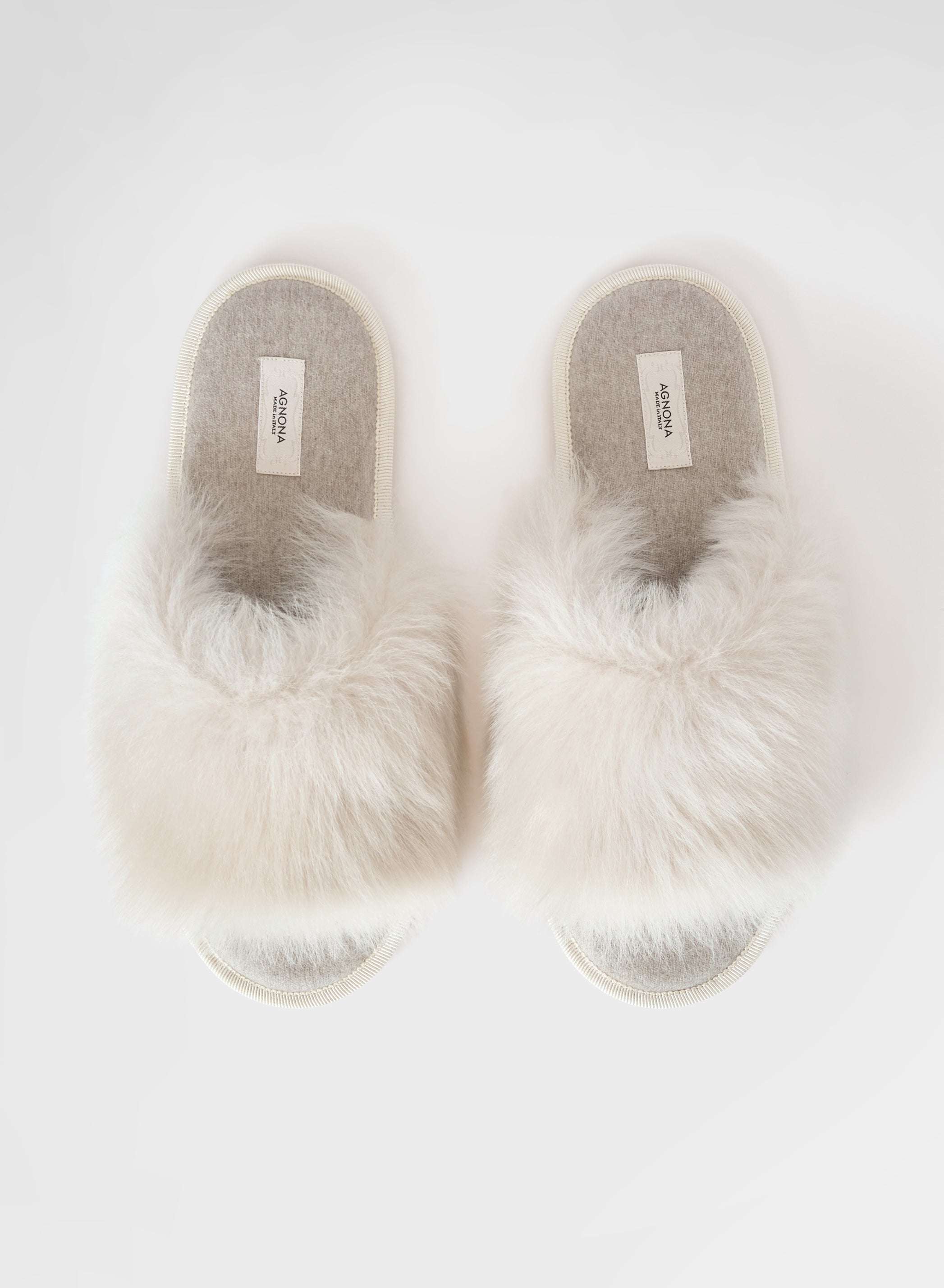 SLIPPER CASHMERE LIGHT CANVAS