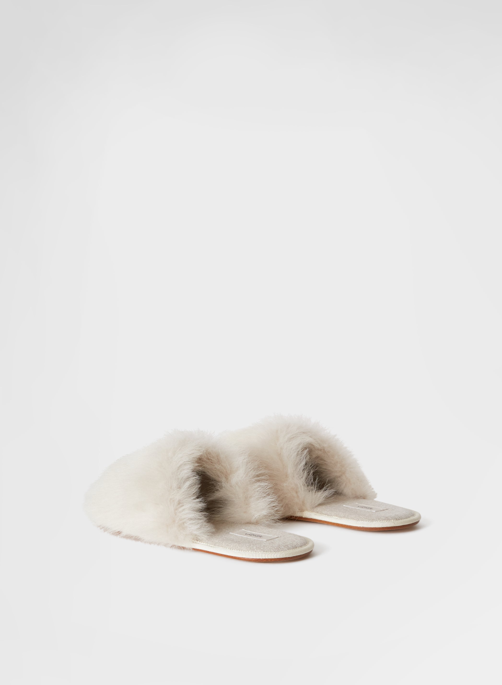 SLIPPER CASHMERE LIGHT CANVAS