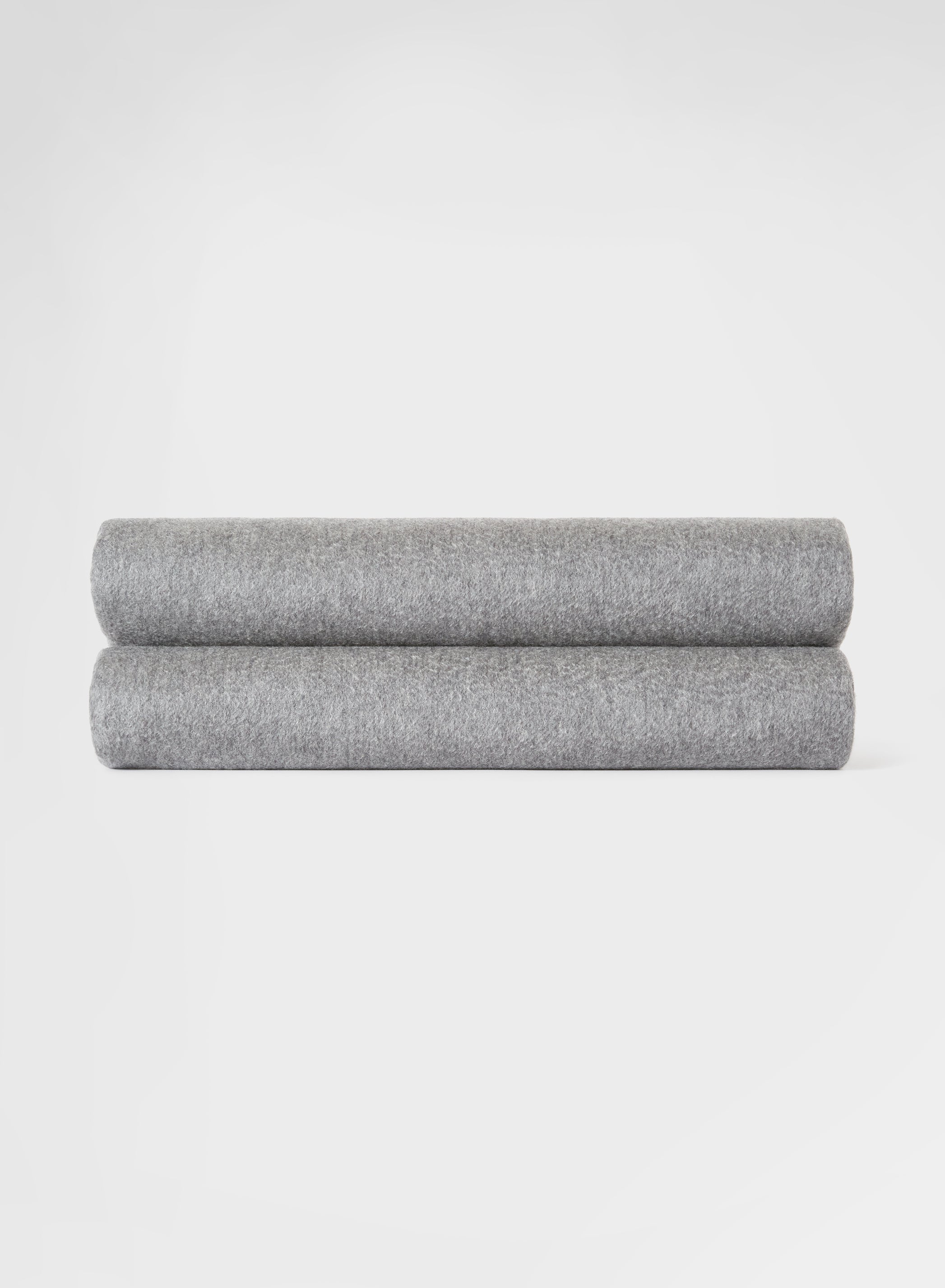 CASHMERE ZIBELLINATO PLAID GRANITE