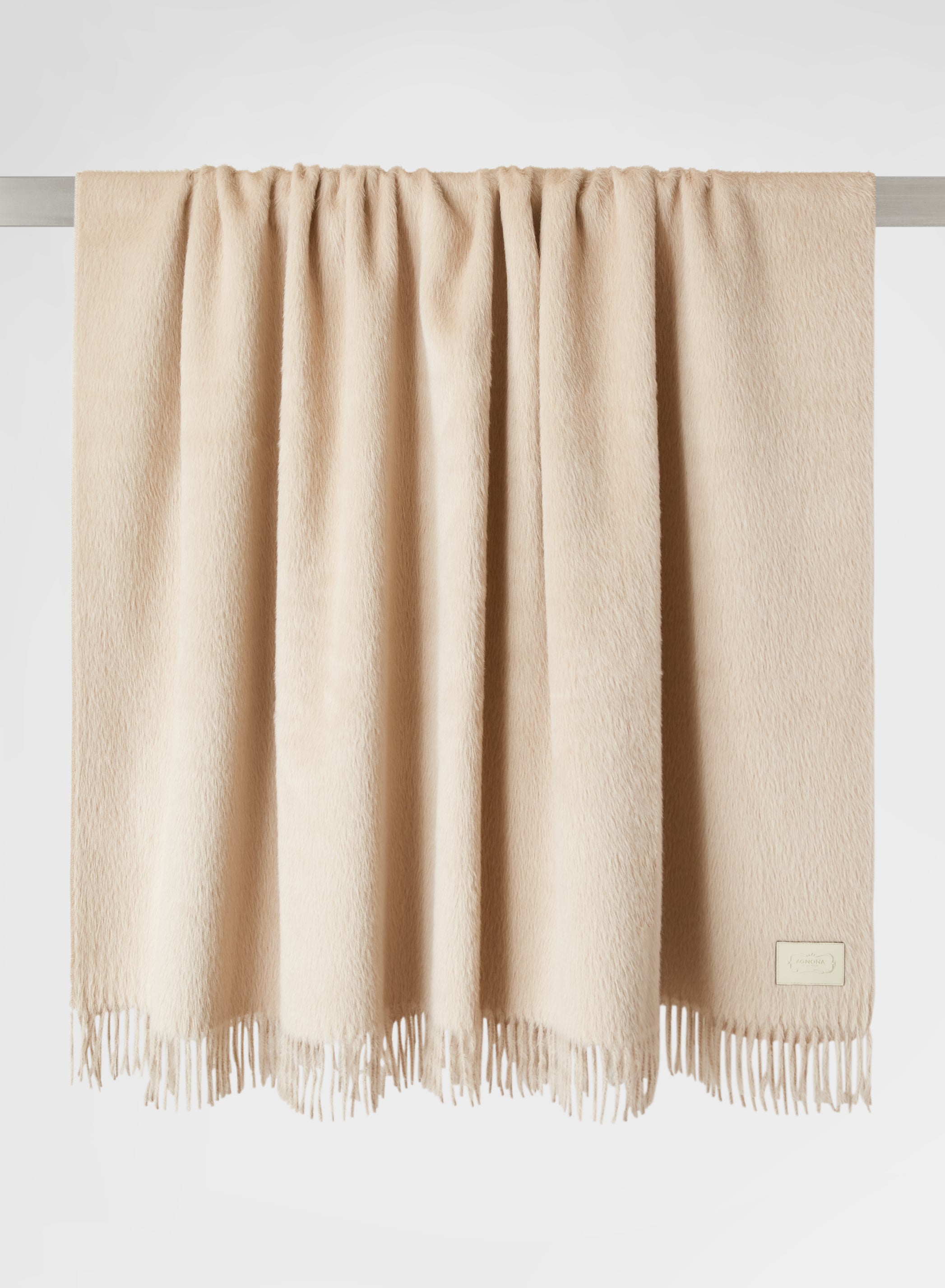 ALPACA PLAID TAUPE
