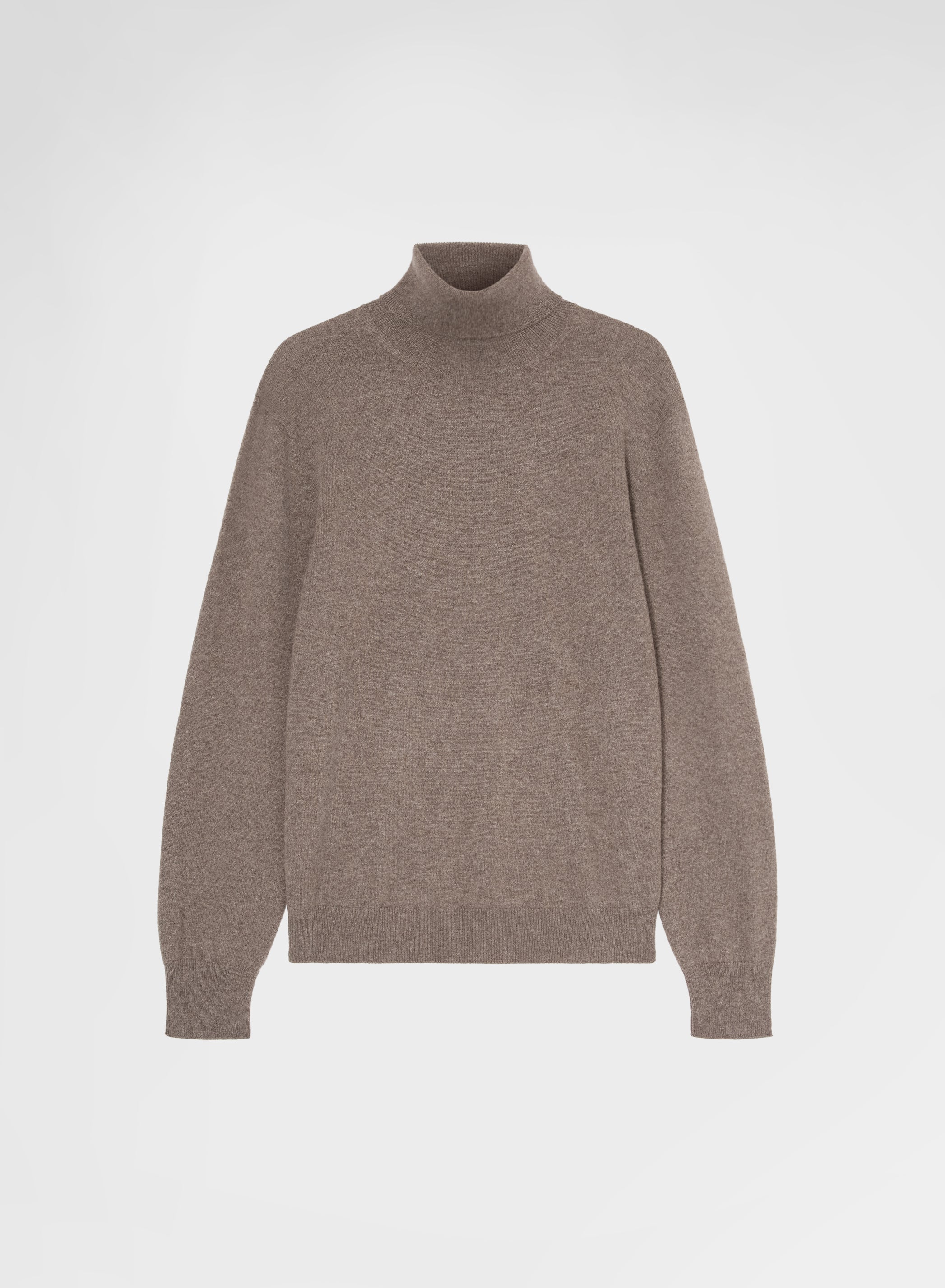 LONG SLEEVE TURTLE NECK CASHMERE RASATO CUMINO
