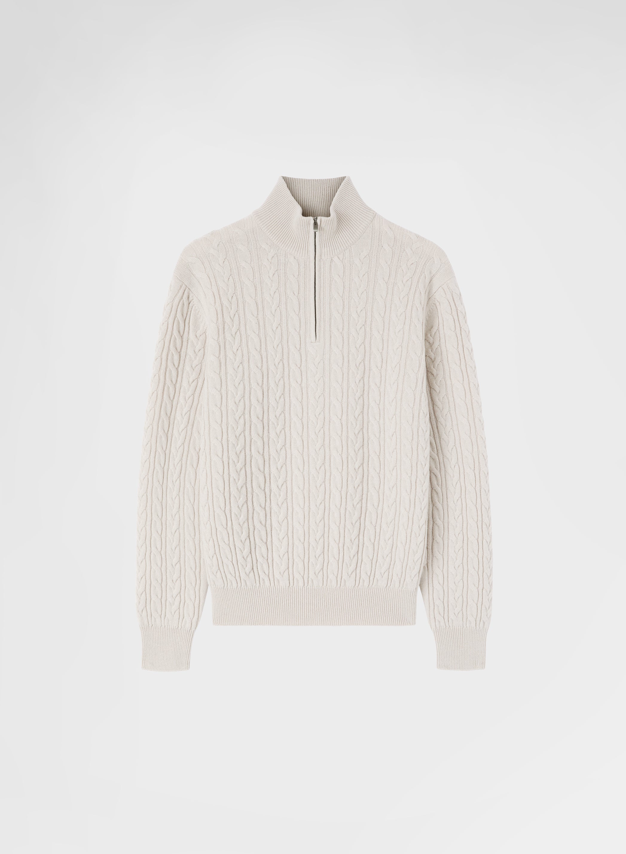 LONG SLEEVE TURTLE NECK CASHMERE TRECCIA MOON