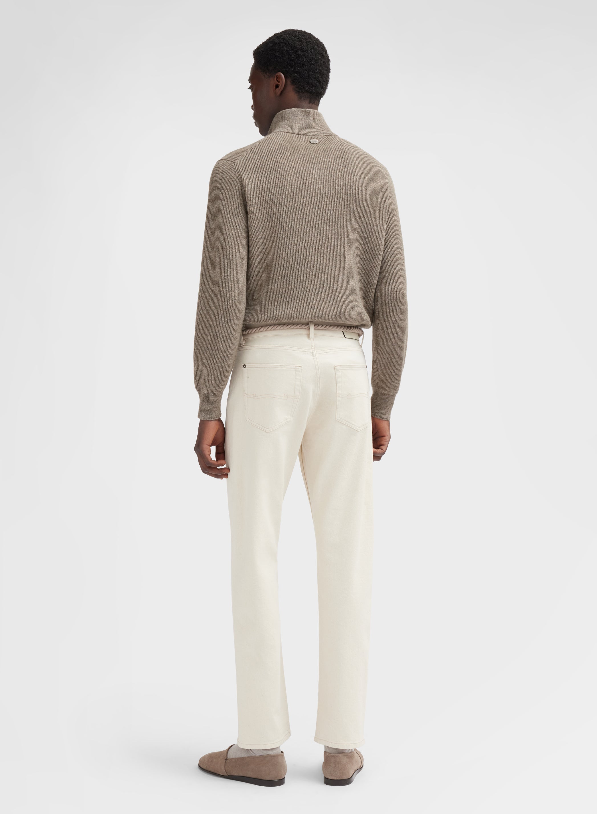 HIGH NECK CASHMERE SESAMO