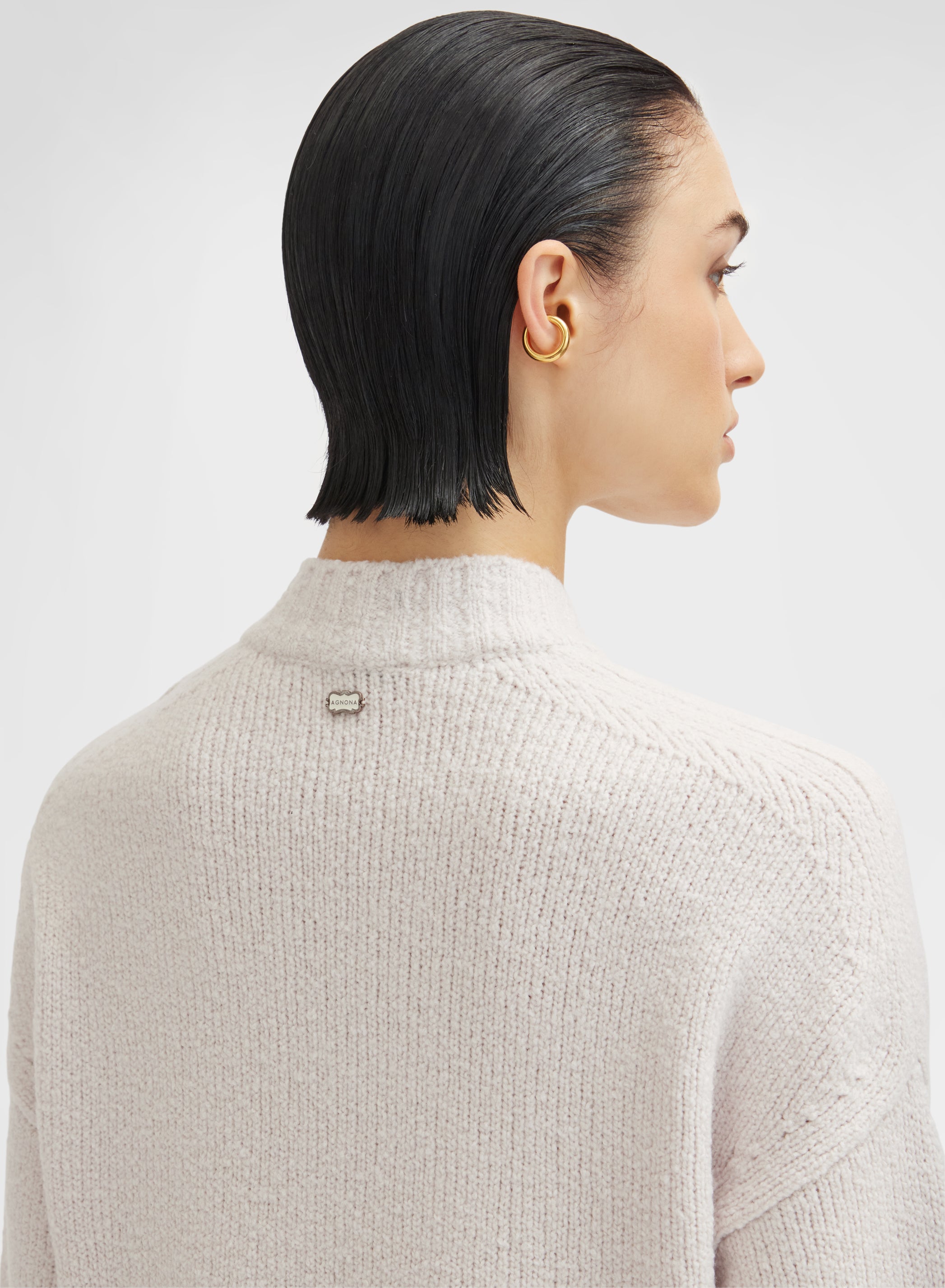 LONG SLEEVE CARDIGAN WHITE