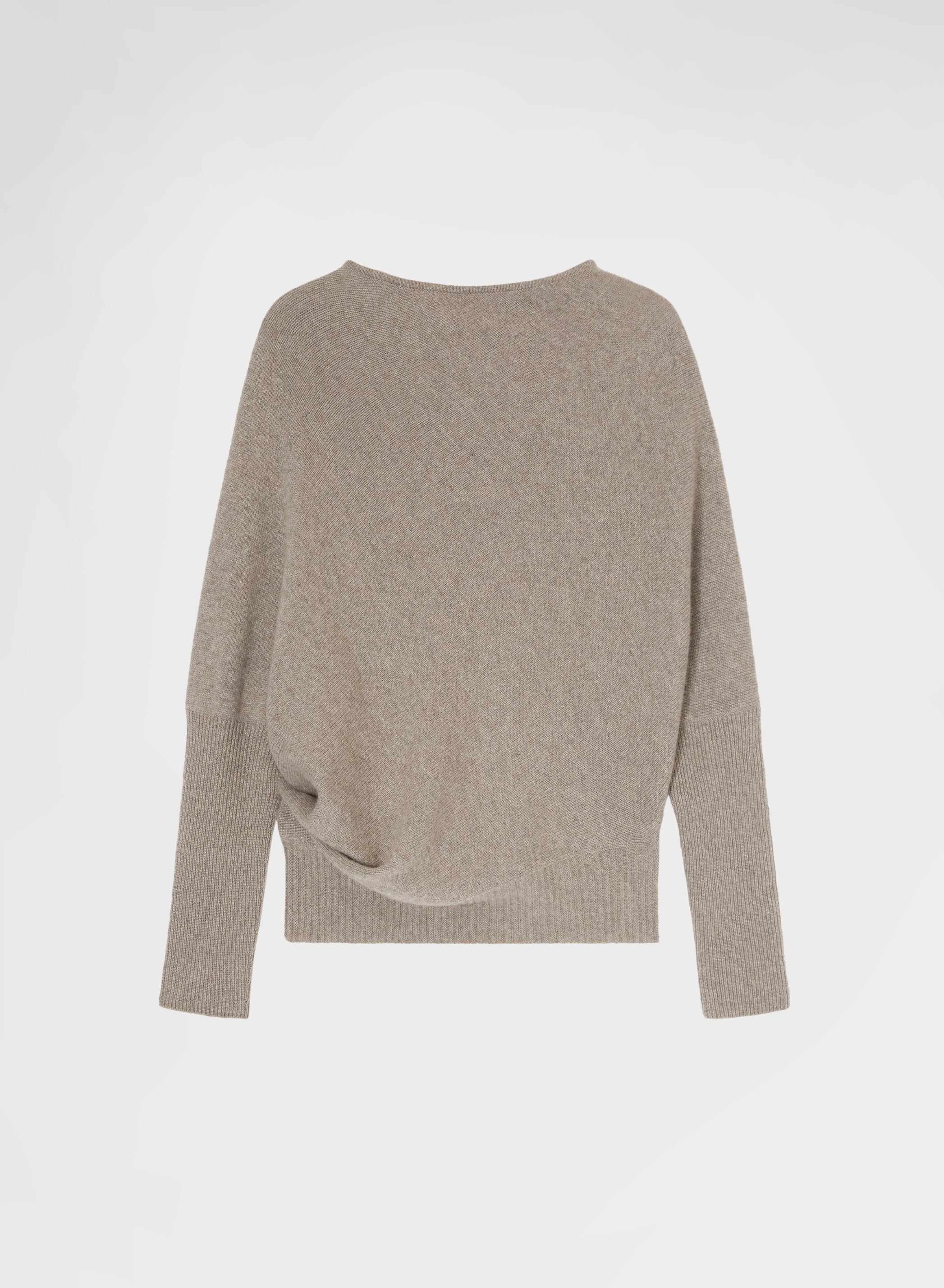 LONG SLEEVE BOAT NECK CASHMERE TUBOLARE SESAMO