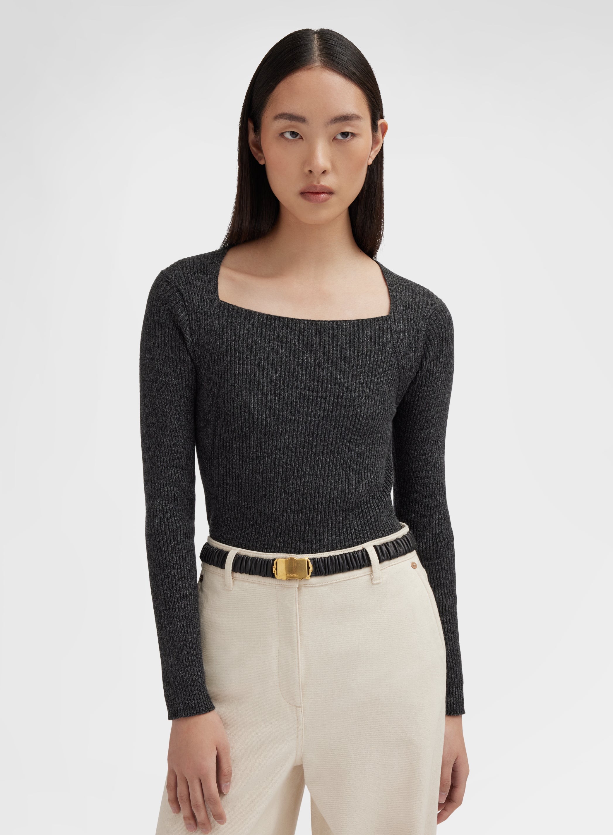 LONG SLEEVE CREWNECK COSTA CHARCOAL
