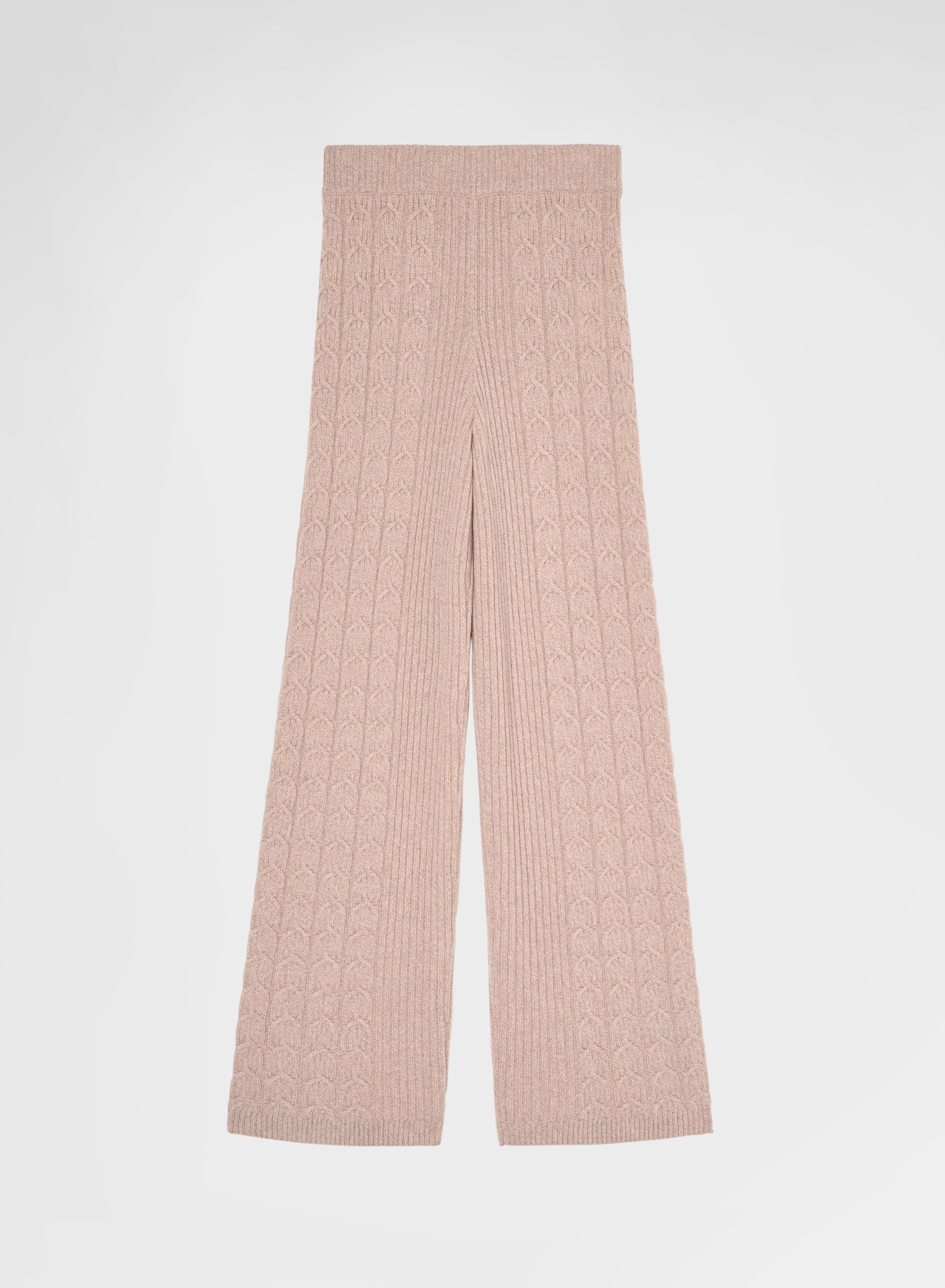 PANTS CASHMERE PLAIT ROSE