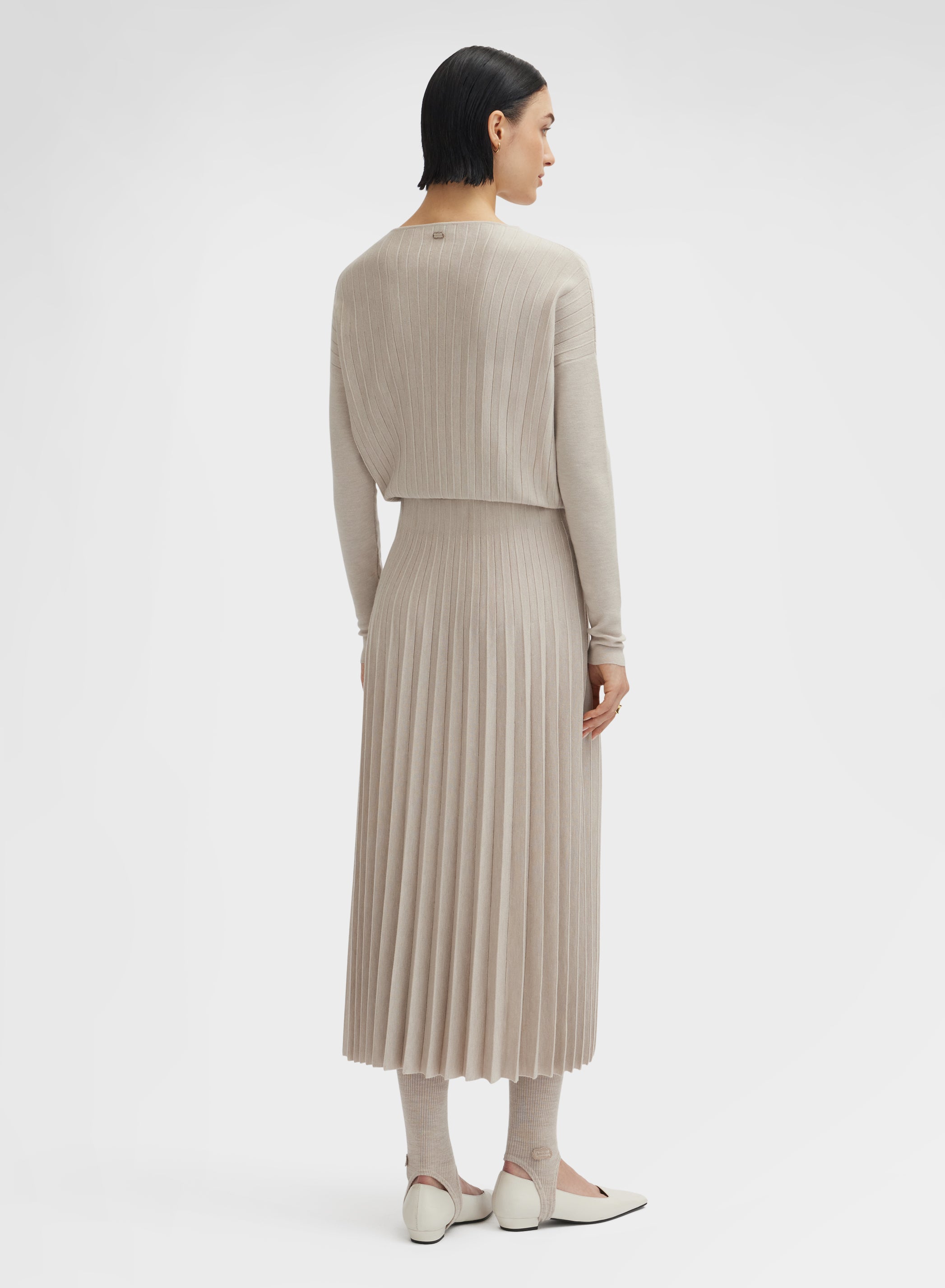 SKIRT CRYSTAL PLISSE CHANTILLY