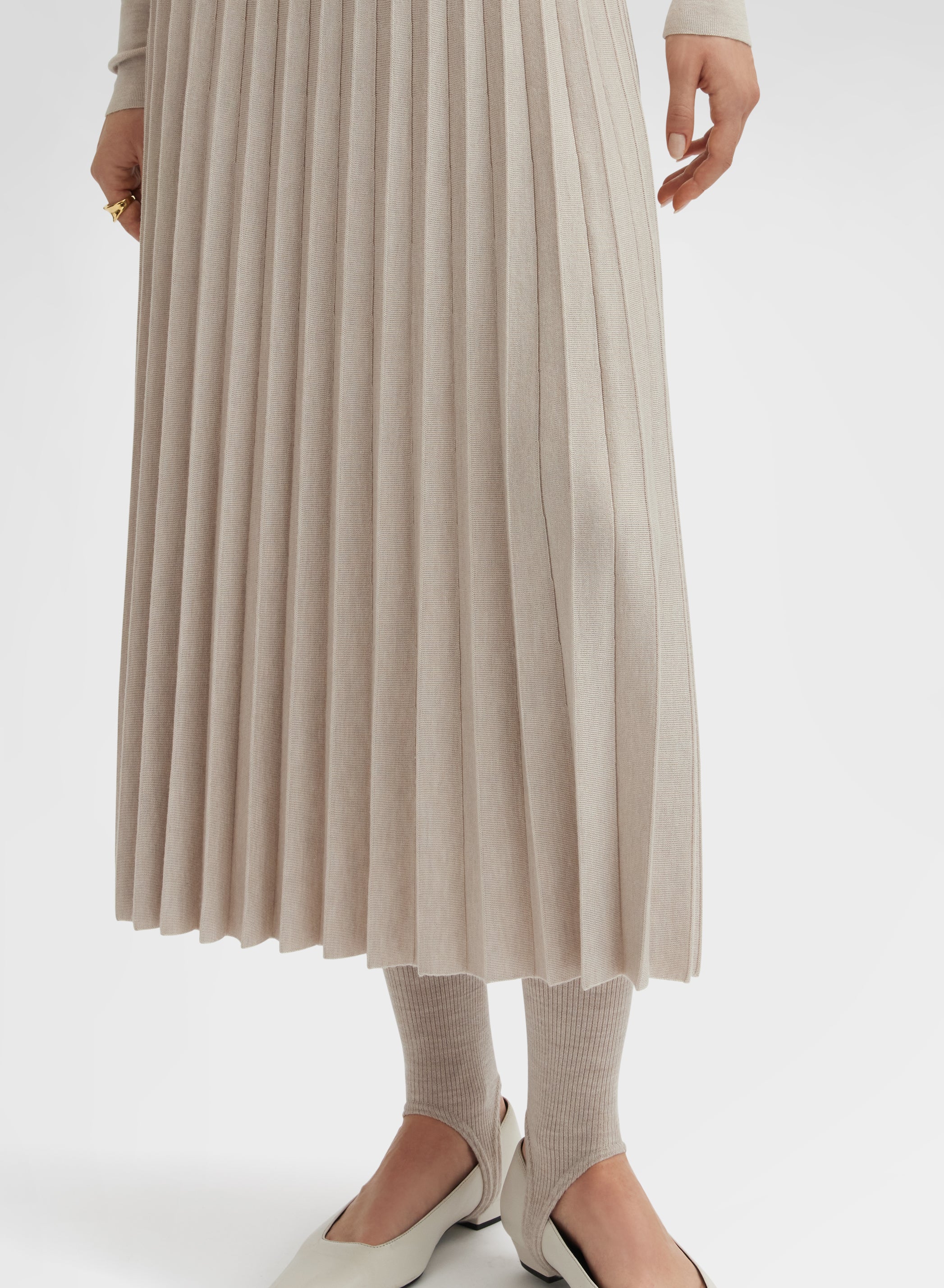 SKIRT CRYSTAL PLISSE CHANTILLY