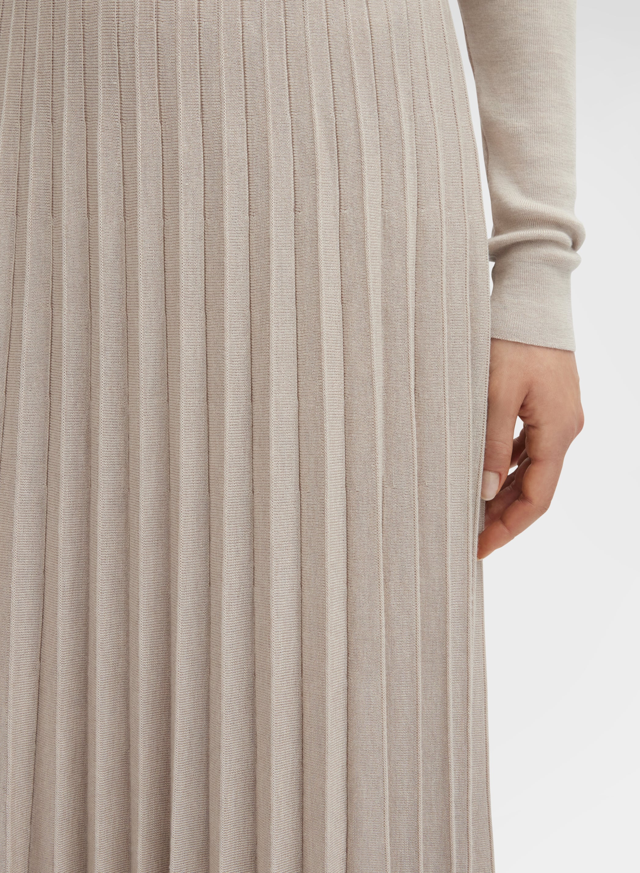 SKIRT CRYSTAL PLISSE CHANTILLY