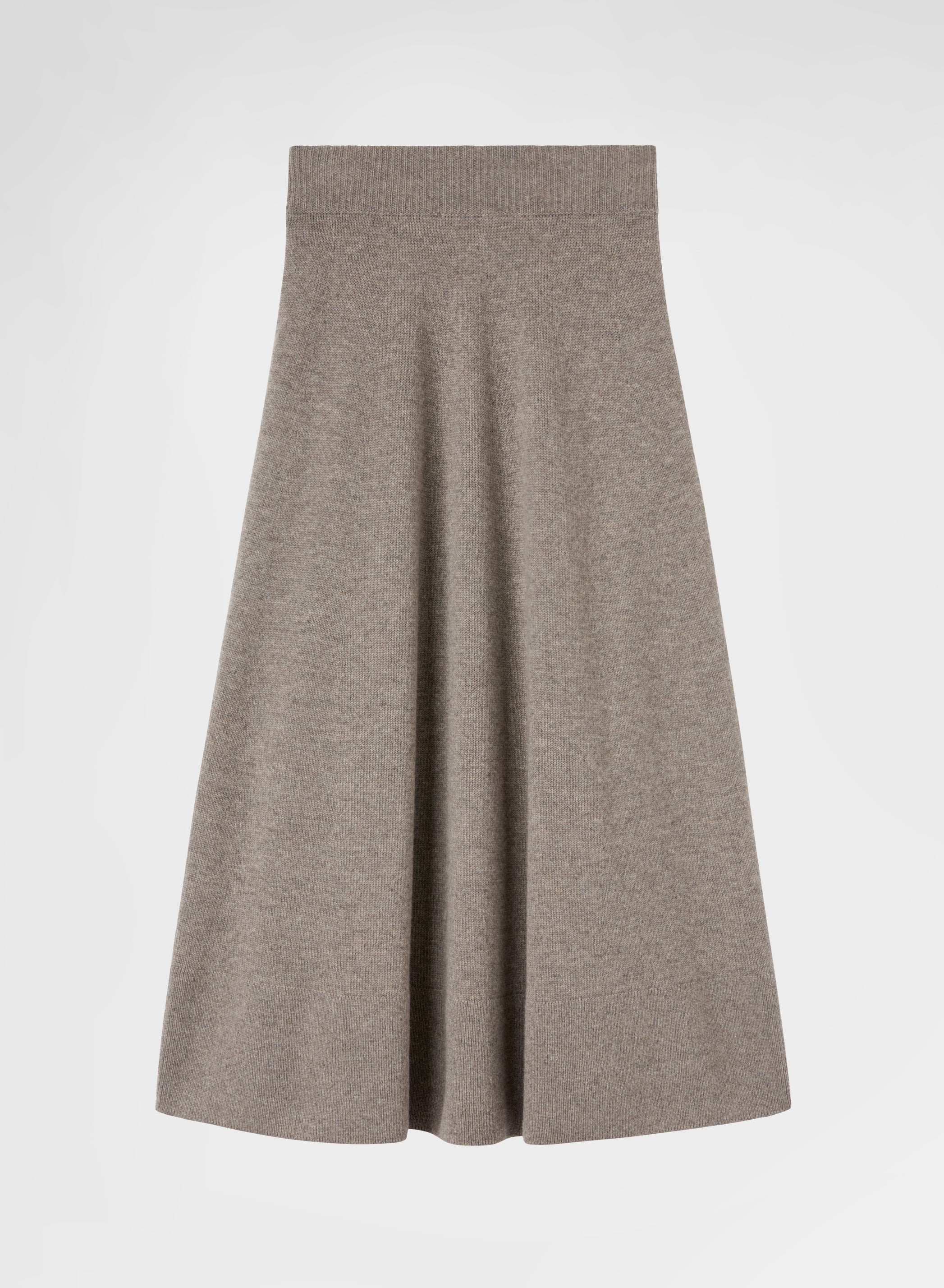 SKIRT CASHMERE RASATO SESAMO