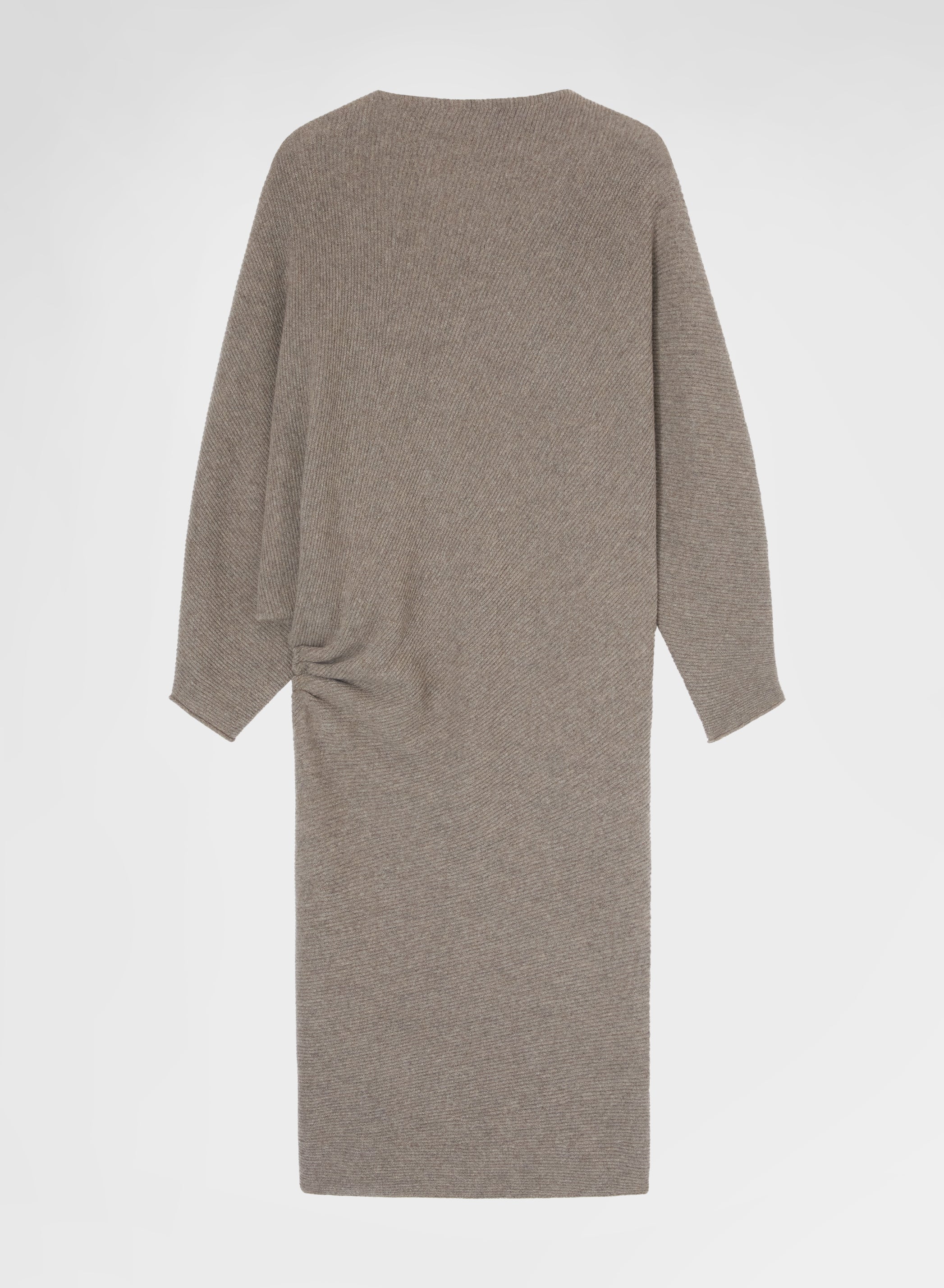 LONG SLEEVE DRESS CASHMERE SESAMO