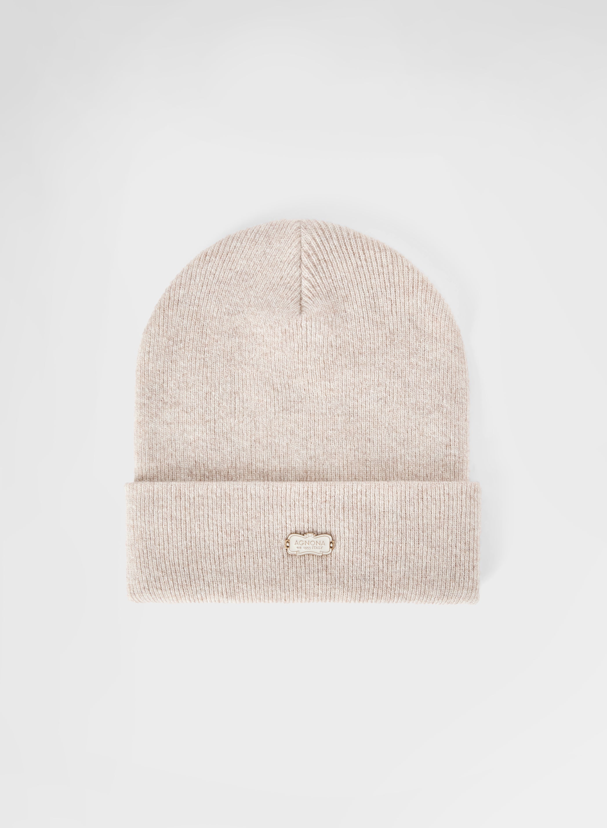CASHMERE BEANIE ALBINO