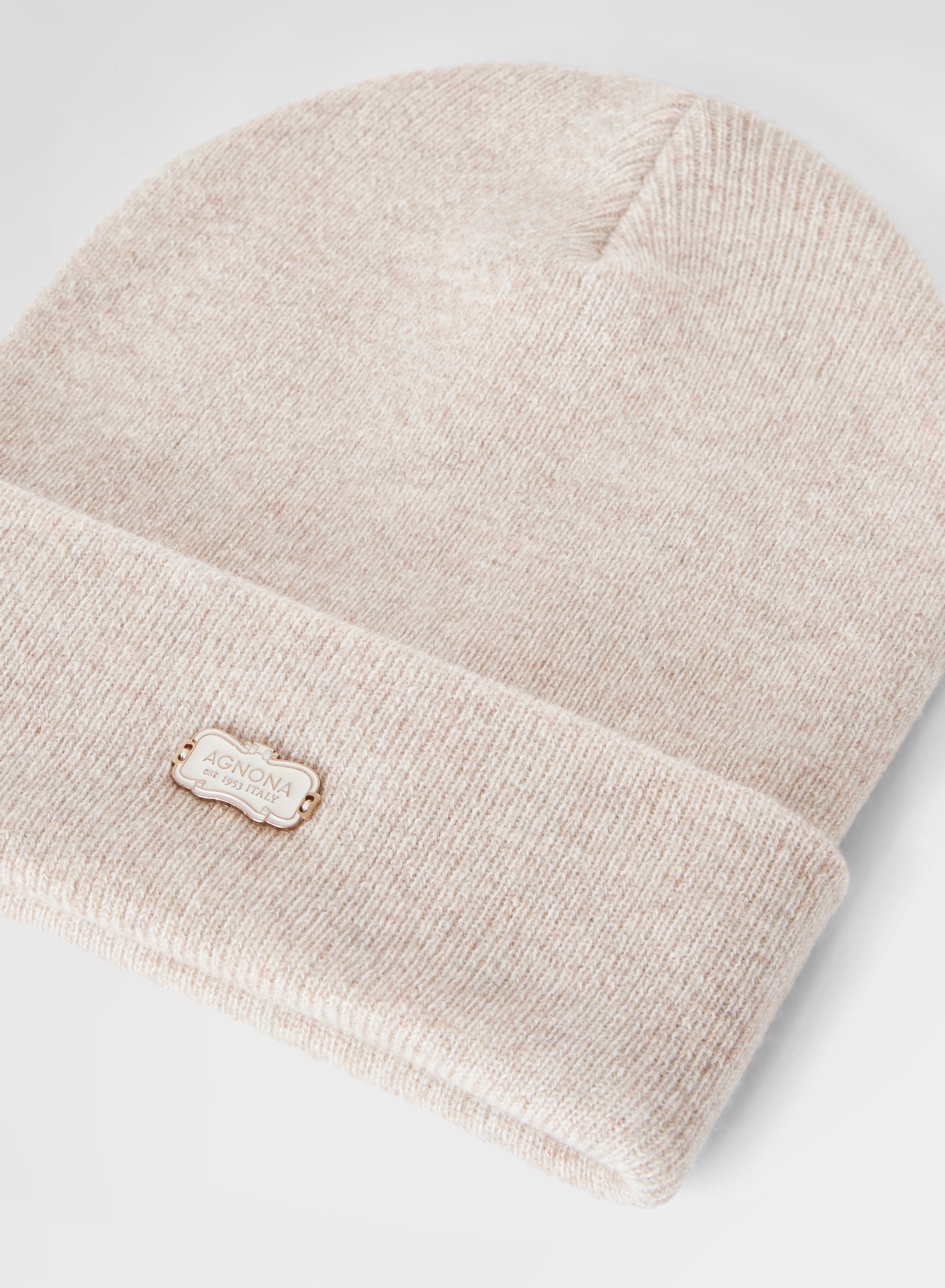 CASHMERE BEANIE ALBINO