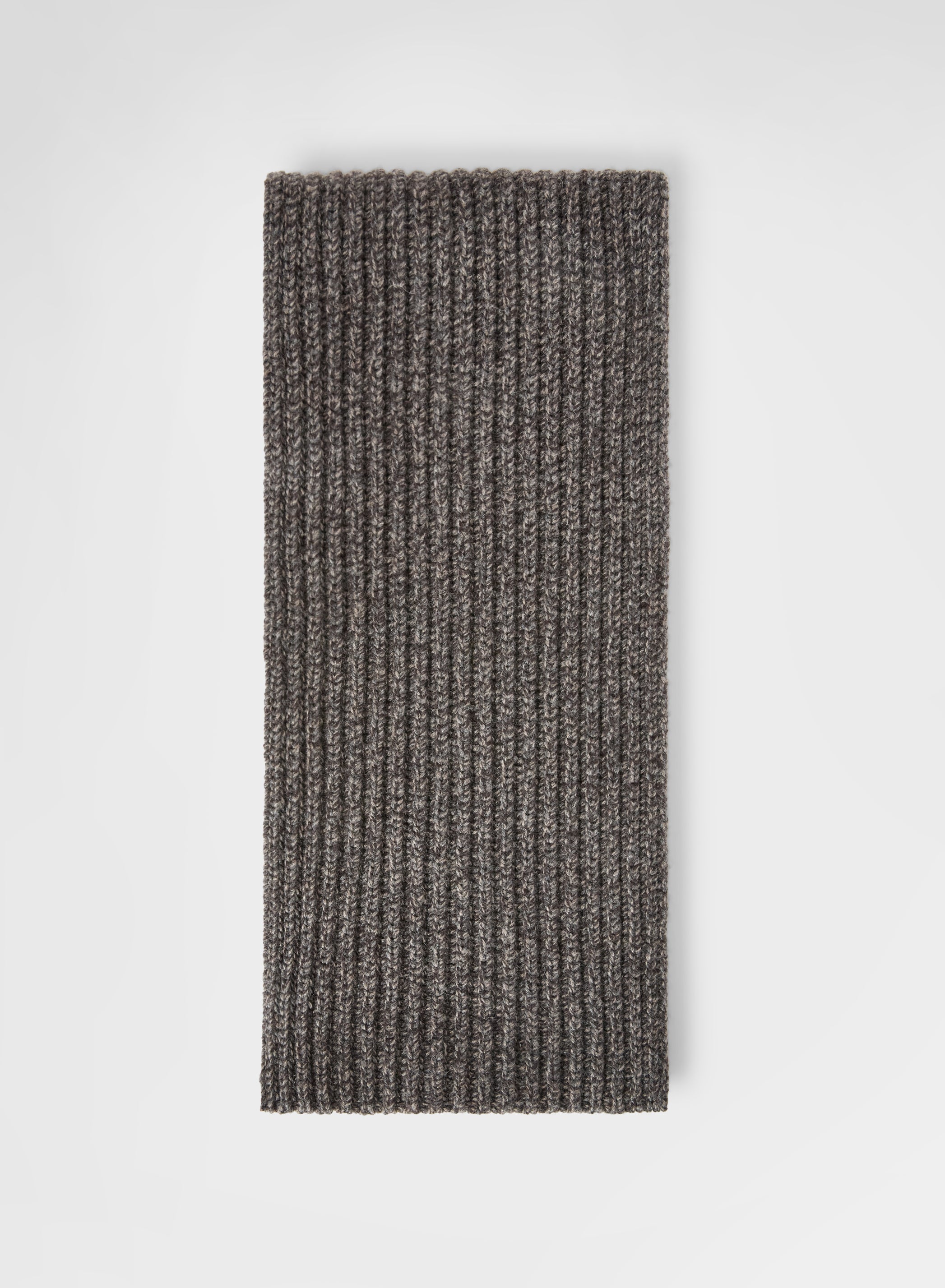 CASHMERE MOULINE SCARF CUMINO