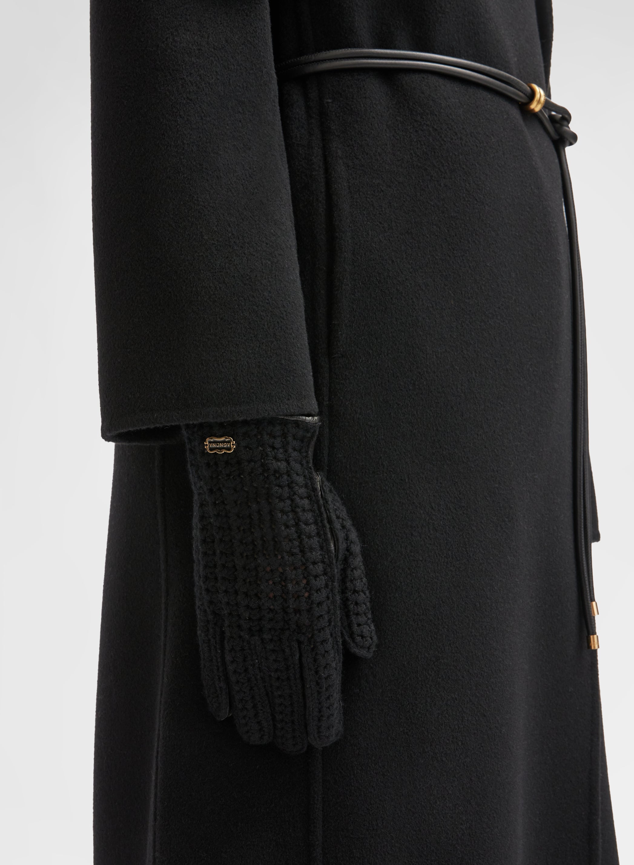 CASHMERE GLOVES BLACK