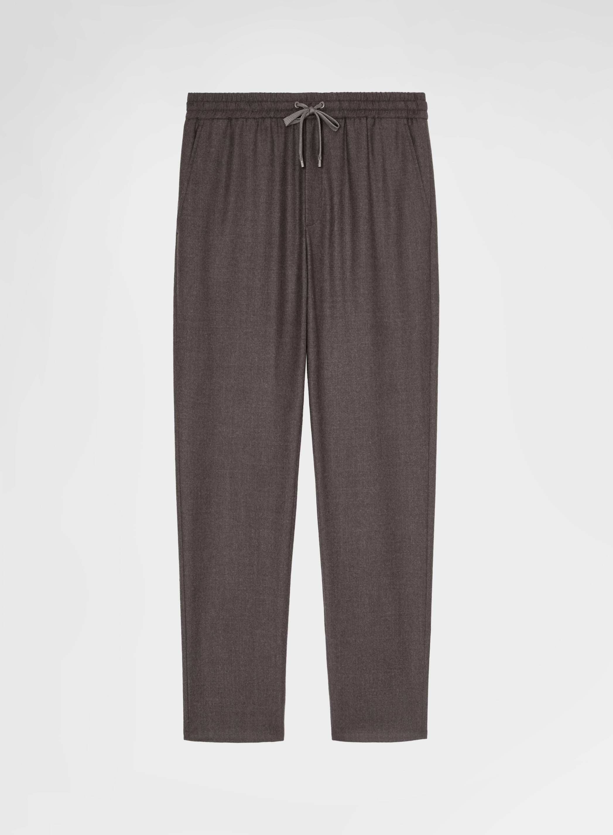 LIGHT WOOL FLANNEL PANTS CUMINO