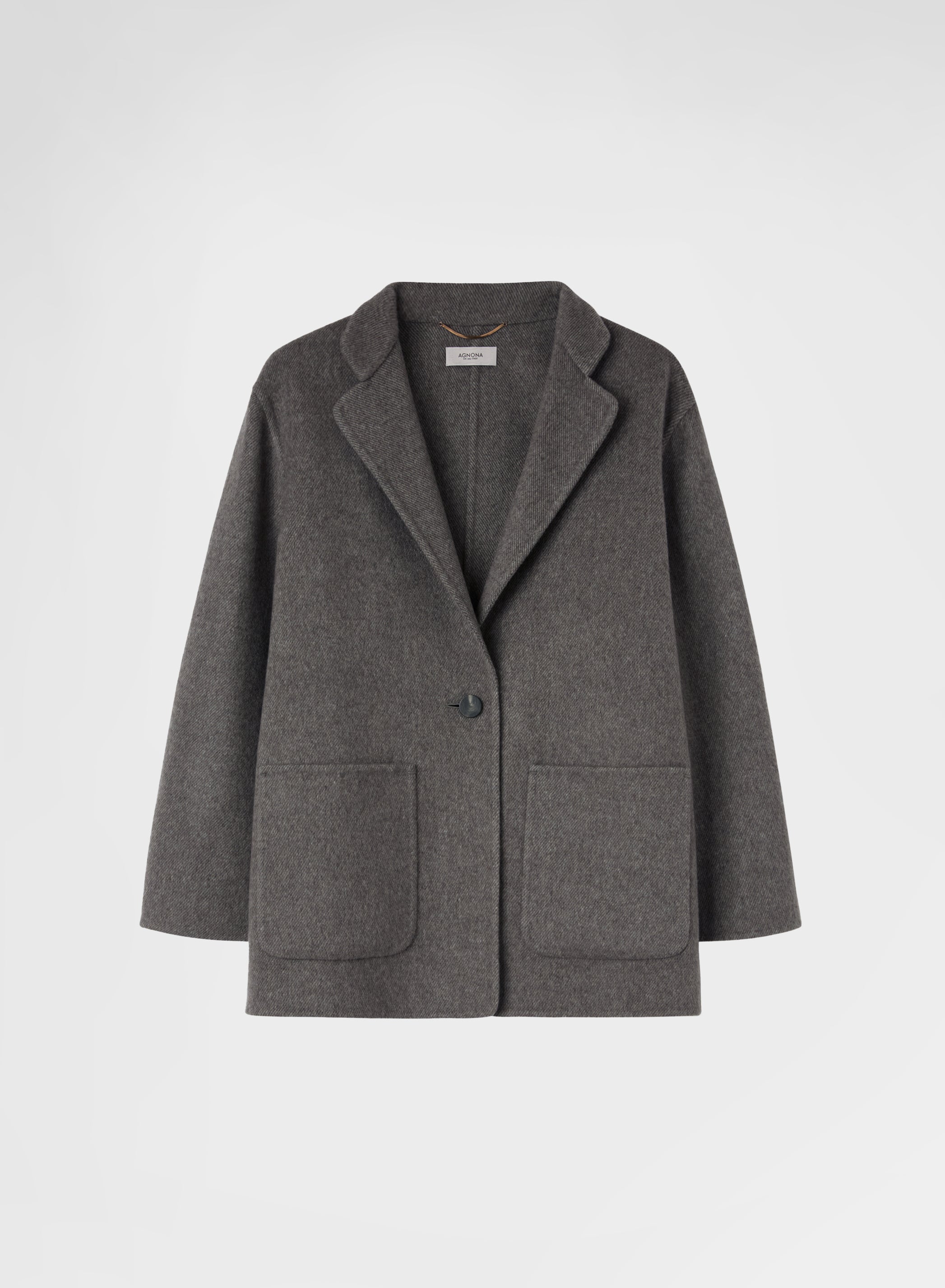 DIAGONAL DOUBLE FACE JACKET CUMINO