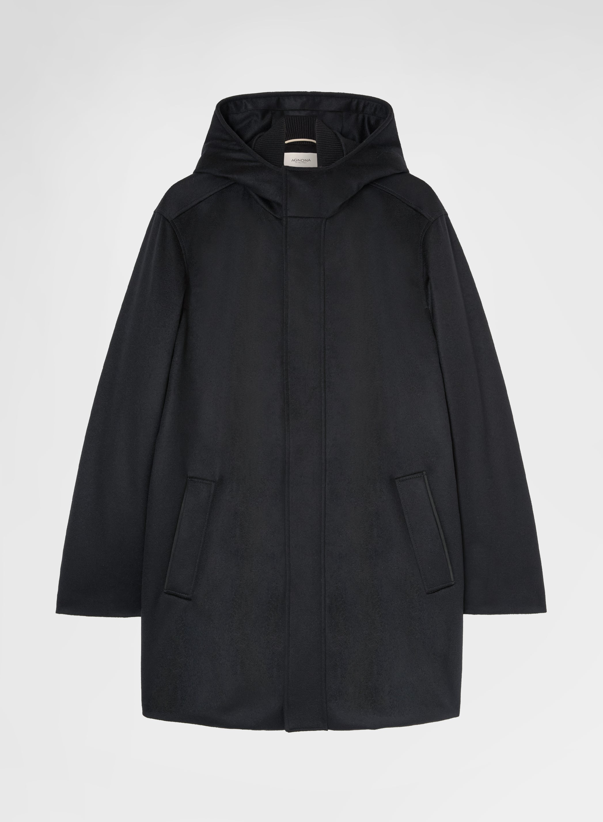 CASHMERE STORMLIGHT CABAN BLACK